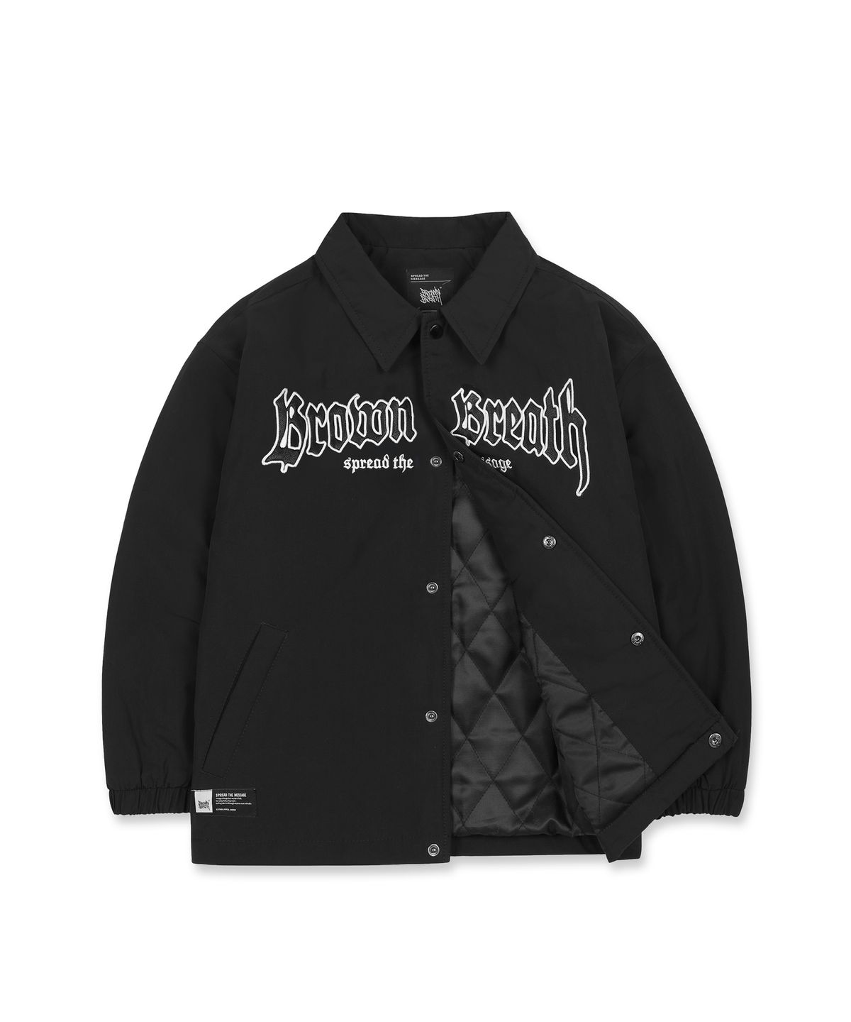 브라운브레스 키즈(BROWNBREATH KIDS) KIDS COACH PADDING JACKET - BLACK