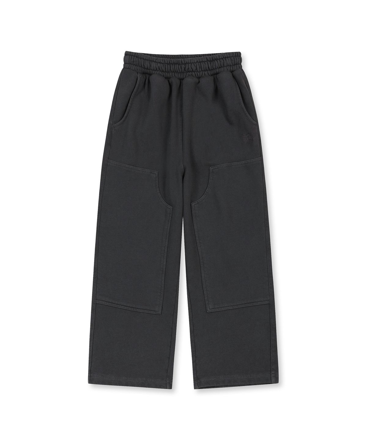 브라운브레스 키즈(BROWNBREATH KIDS) KIDS PIGMENT DOUBLE KNEE PANTS - BLACK