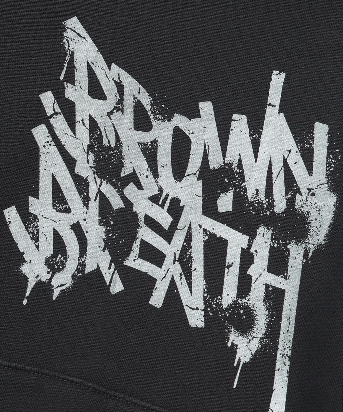 브라운브레스 키즈(BROWNBREATH KIDS) KIDS TAG PIGMENT HOODIE - BLACK