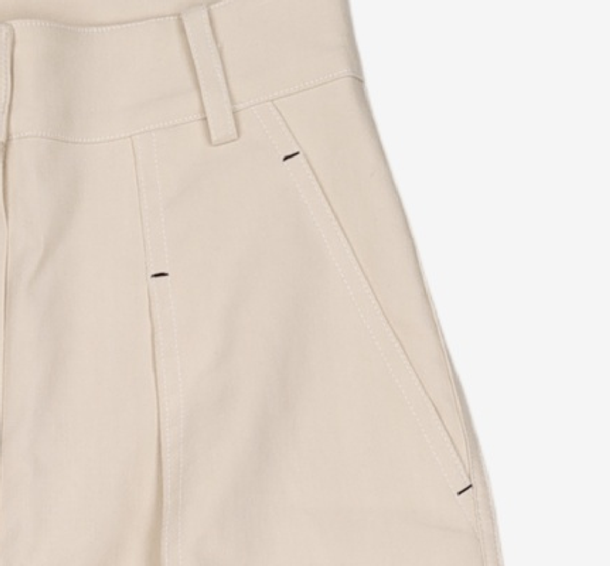 아위(AHWE) BAGGY FIT COTTON PANTS_IVORY S