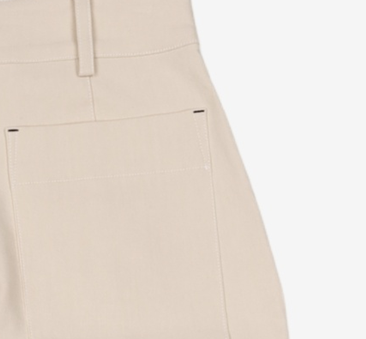 아위(AHWE) BAGGY FIT COTTON PANTS_IVORY S