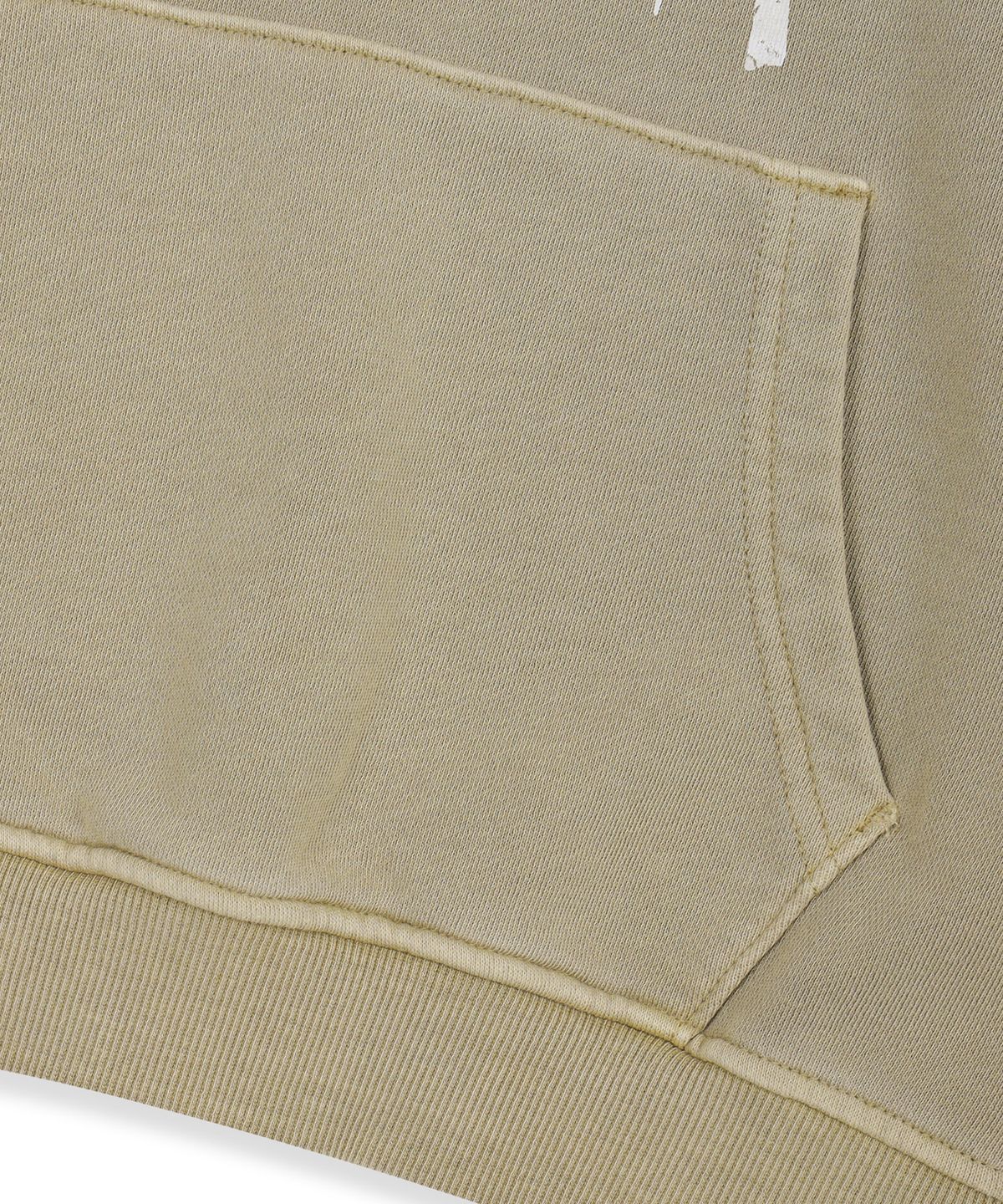 브라운브레스 키즈(BROWNBREATH KIDS) KIDS TAG PIGMENT HOODIE - BEIGE