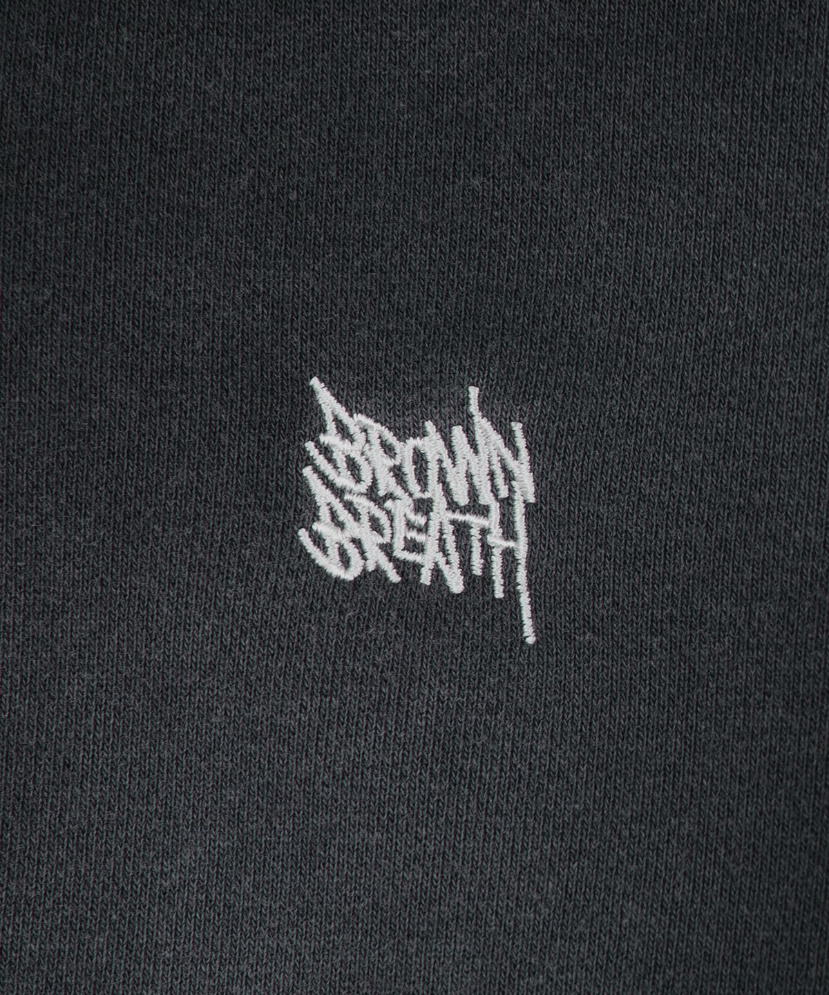 브라운브레스 키즈(BROWNBREATH KIDS) KIDS WASHED HALF ZIP UP CREWNECK  - DARK GREY