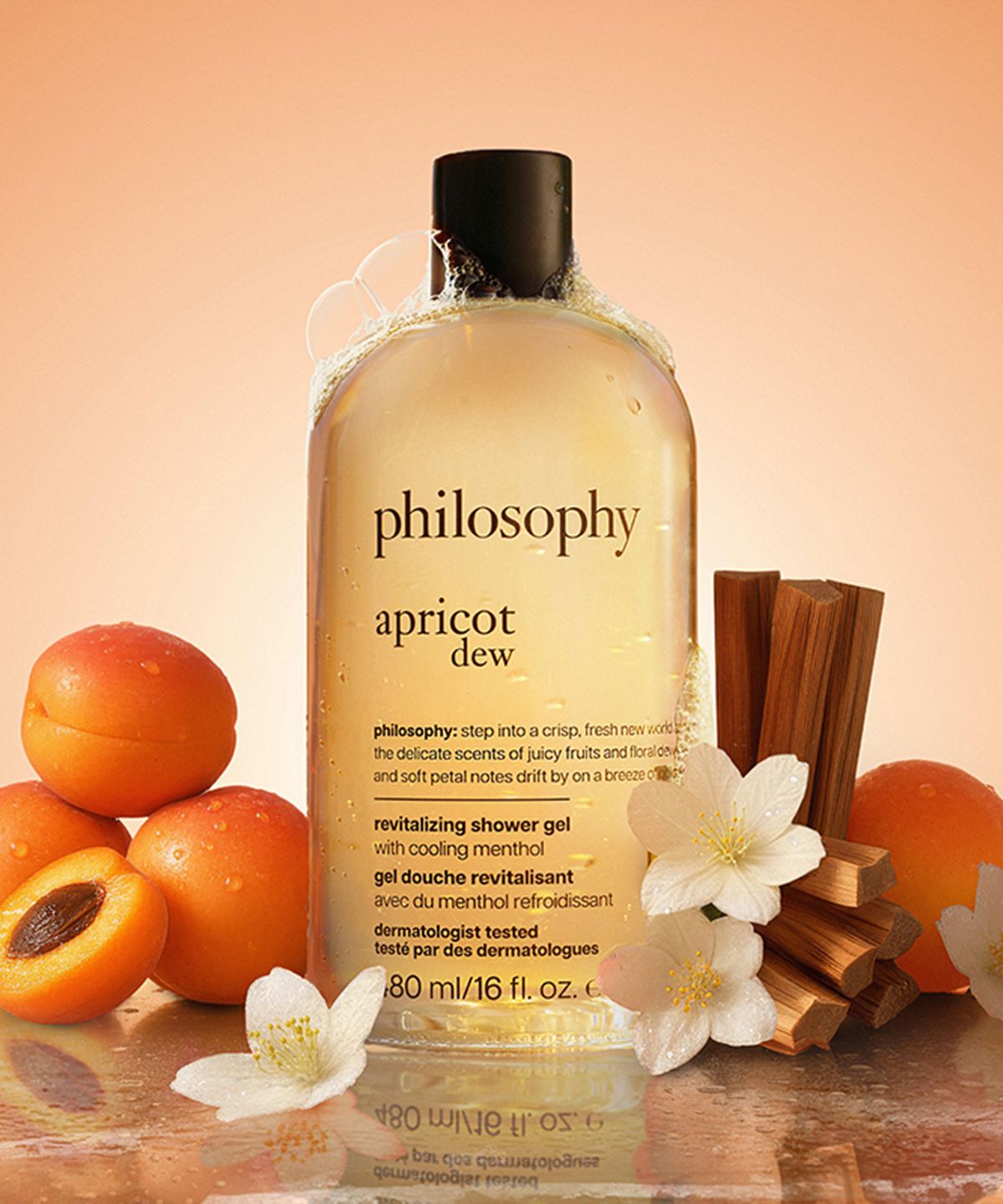 필로소피(PHILOSOPHY) 애프리콧 듀 리바이탈라이징 샤워젤 480ml