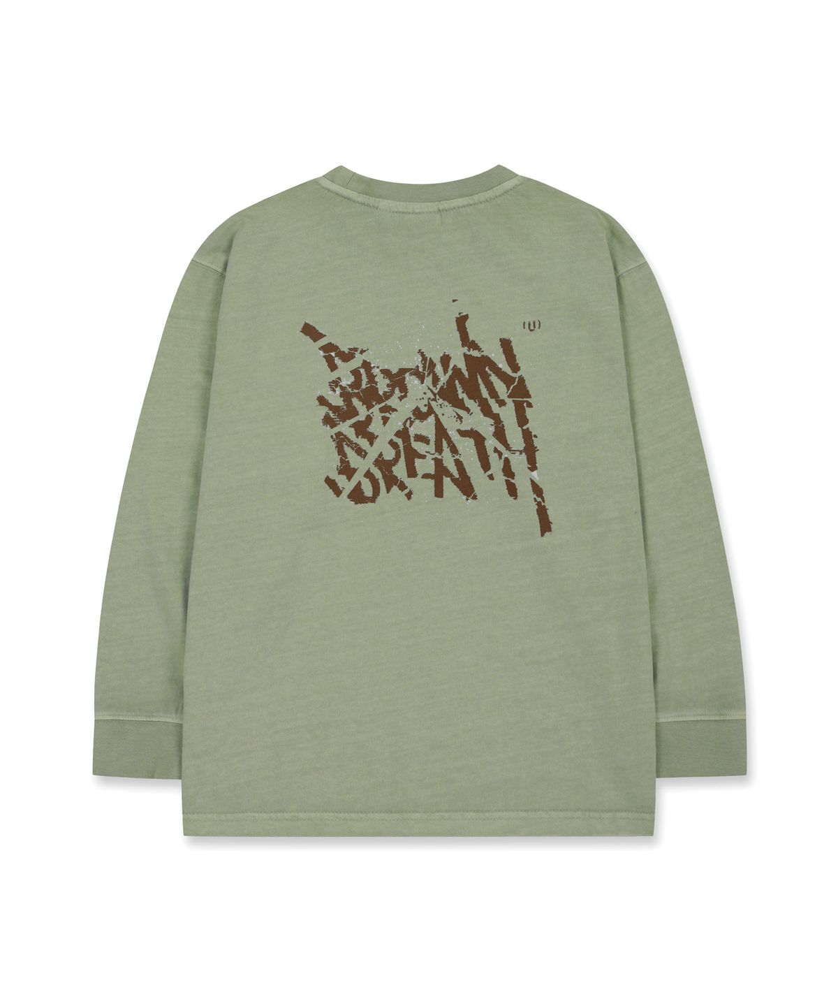 브라운브레스 키즈(BROWNBREATH KIDS) KIDS TAG PIGMENT LONG SLEEVE - KHAKI