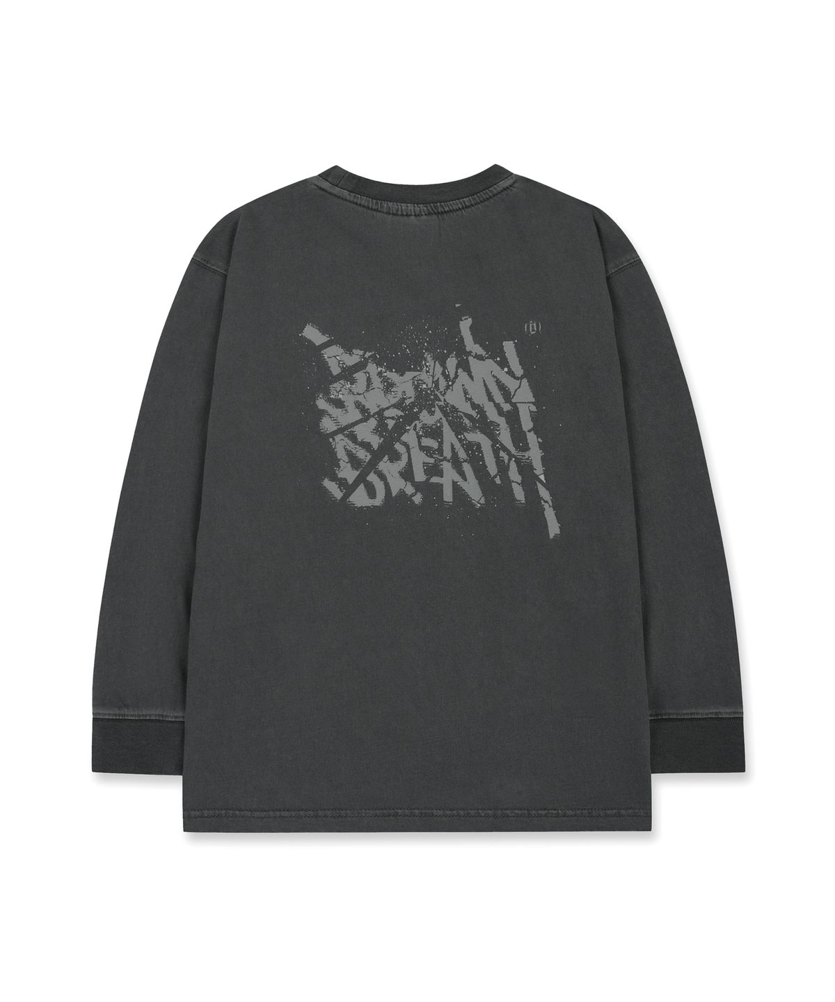 브라운브레스 키즈(BROWNBREATH KIDS) KIDS TAG PIGMENT LONG SLEEVE - GREY