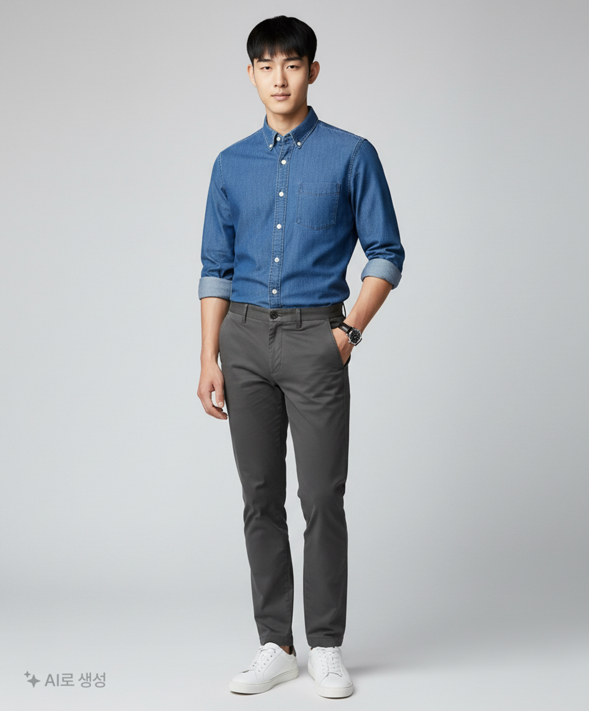 유니클로(UNIQLO) 캐주얼 셔츠 L