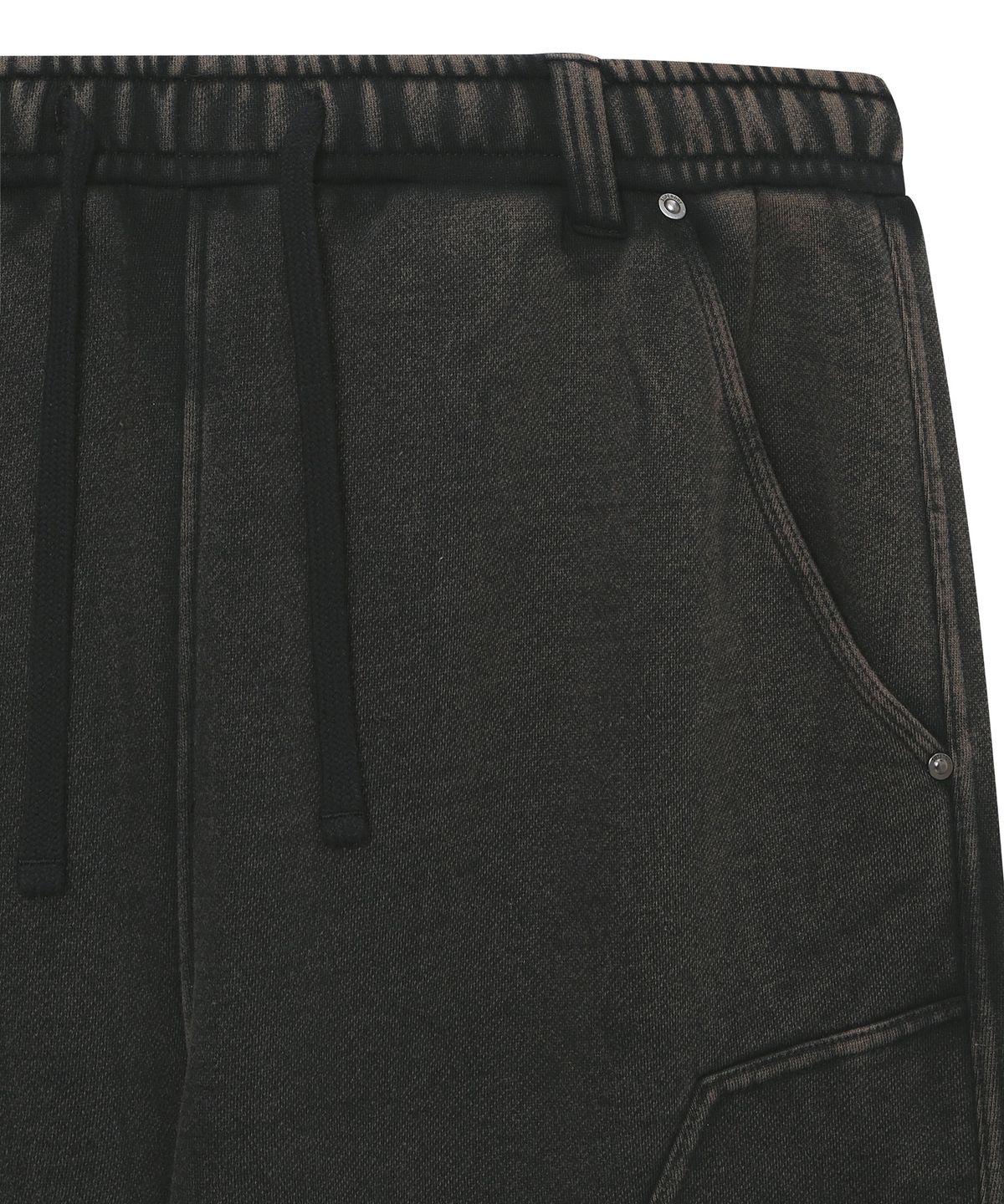 슈퍼드라이(SUPERDRY) 페이드카고 스웻 팬츠 블랙_SDMLNDQ02BLK