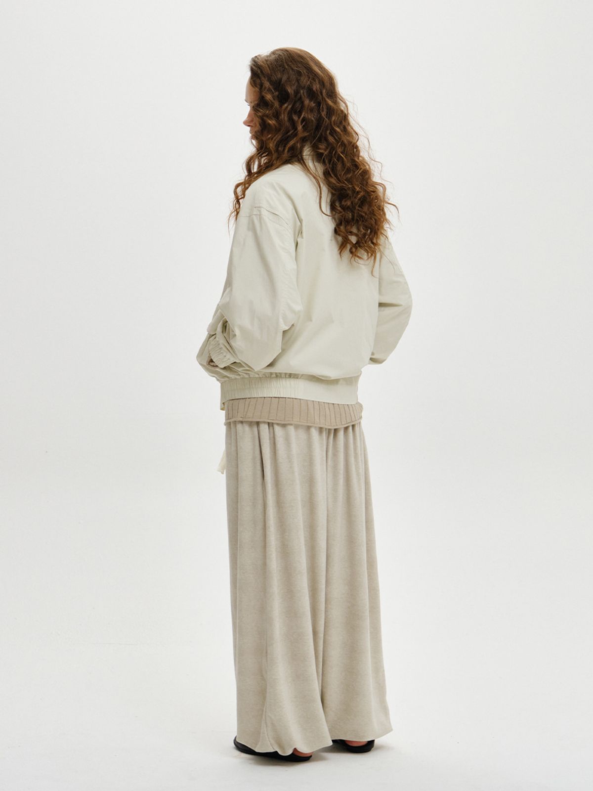 플리즈프로젝트(PLZPROJECT) TERRY HAREM JOGGER PANTS, OATMEAL
