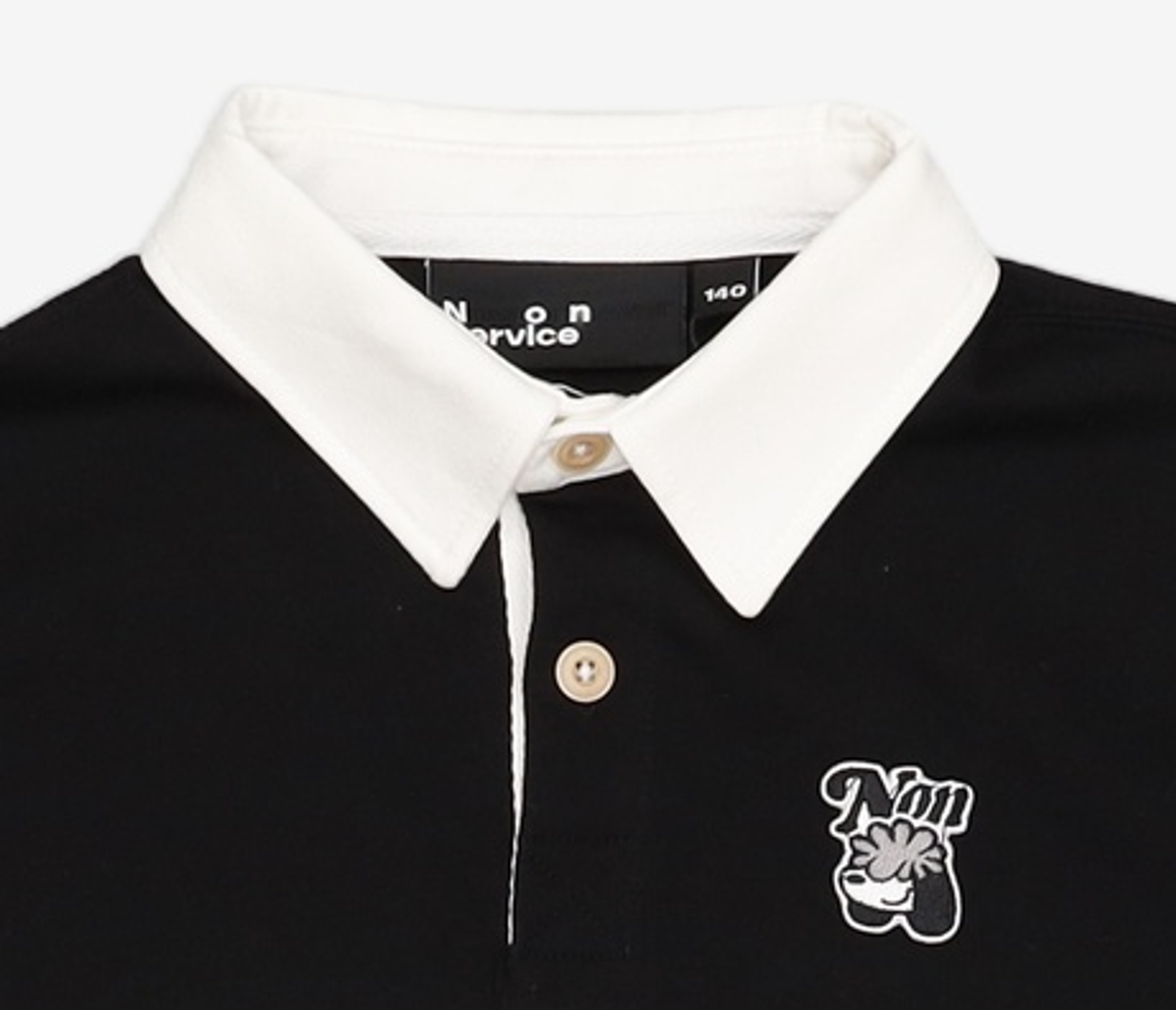 논서비스(NON SERVICE) FREDDY RUGBY T-SHIRTS BLACK 140