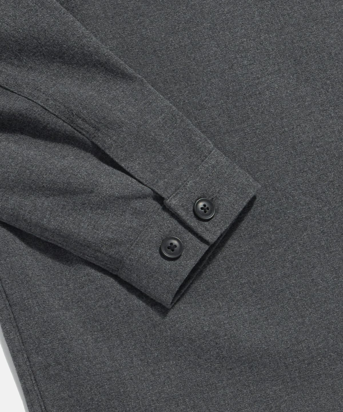 에스피오나지(ESPIONAGE) Cropped Big Pocket Shirt Dark Grey