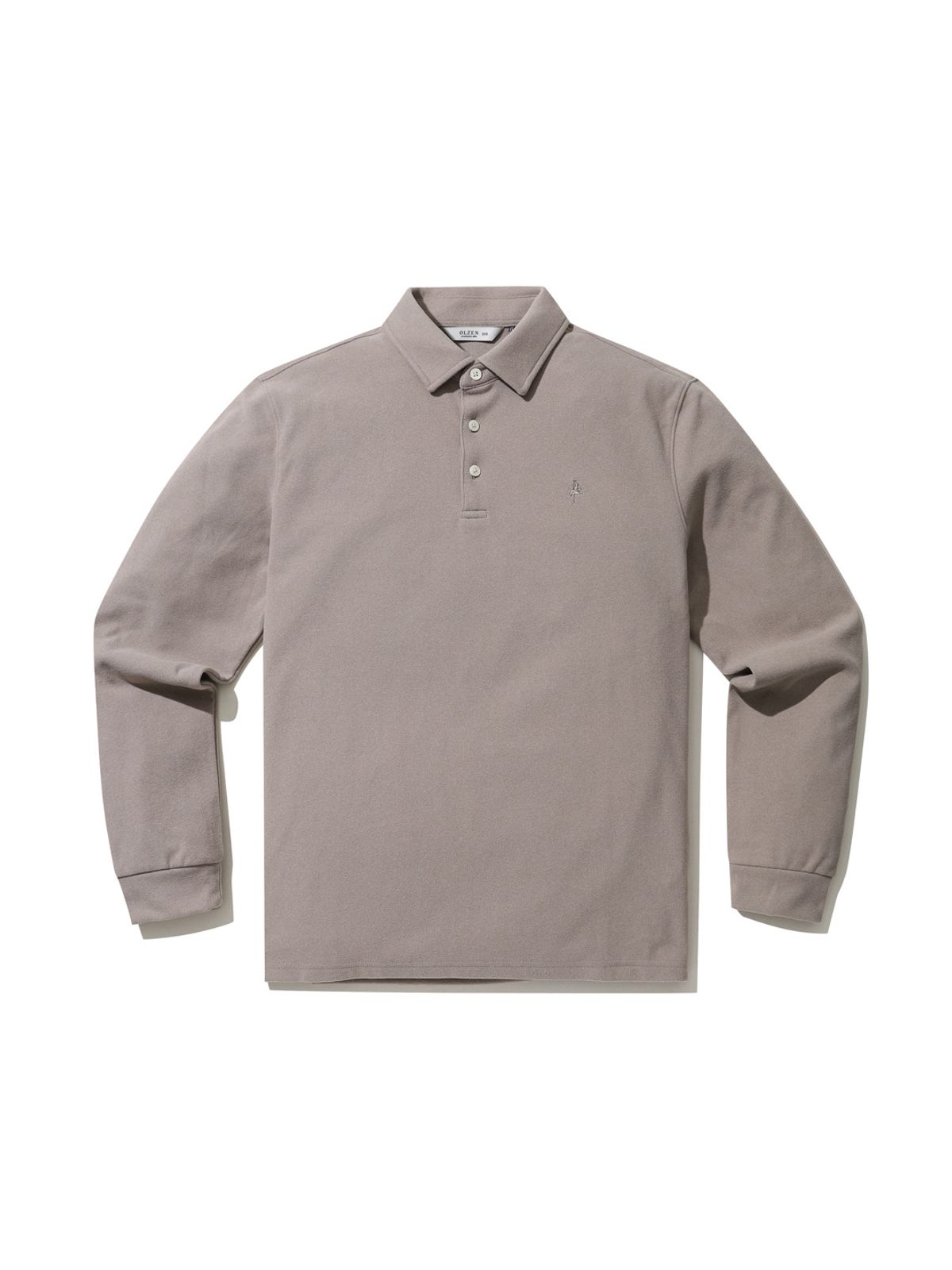 올젠(OLZEN) 남성 양기모 카라 긴팔티_ZBG4TT1201