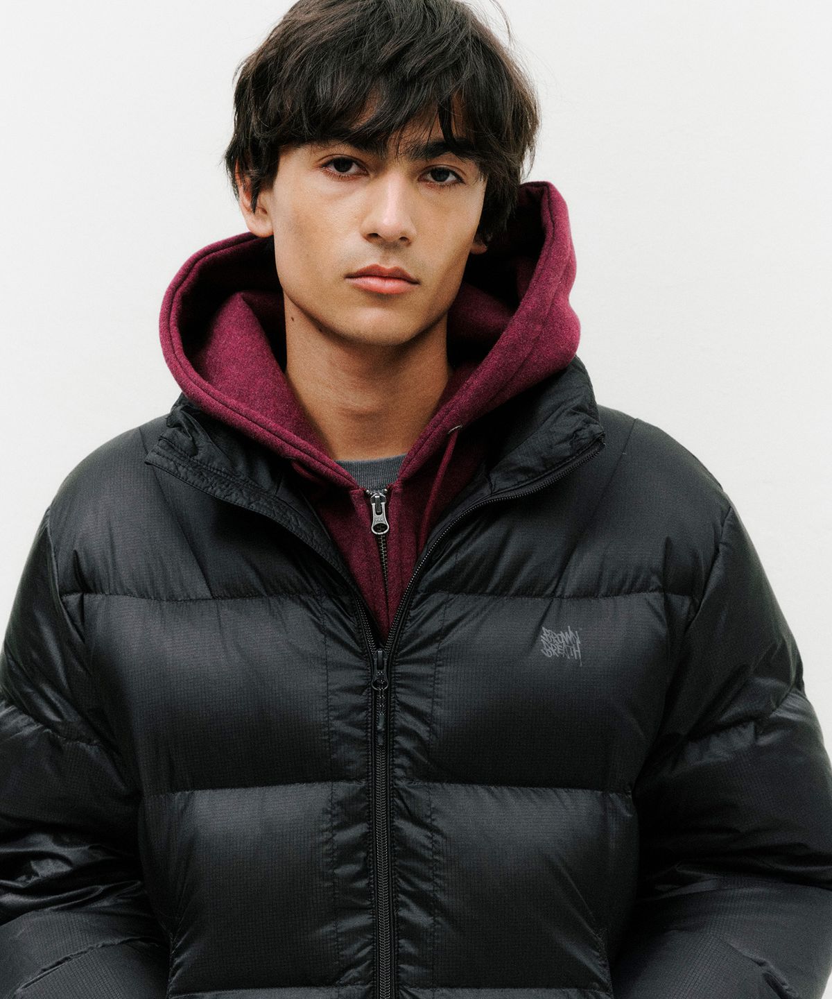 브라운브레스(BROWNBREATH) SEAM LAYERED DOWN JACKET (3colors)