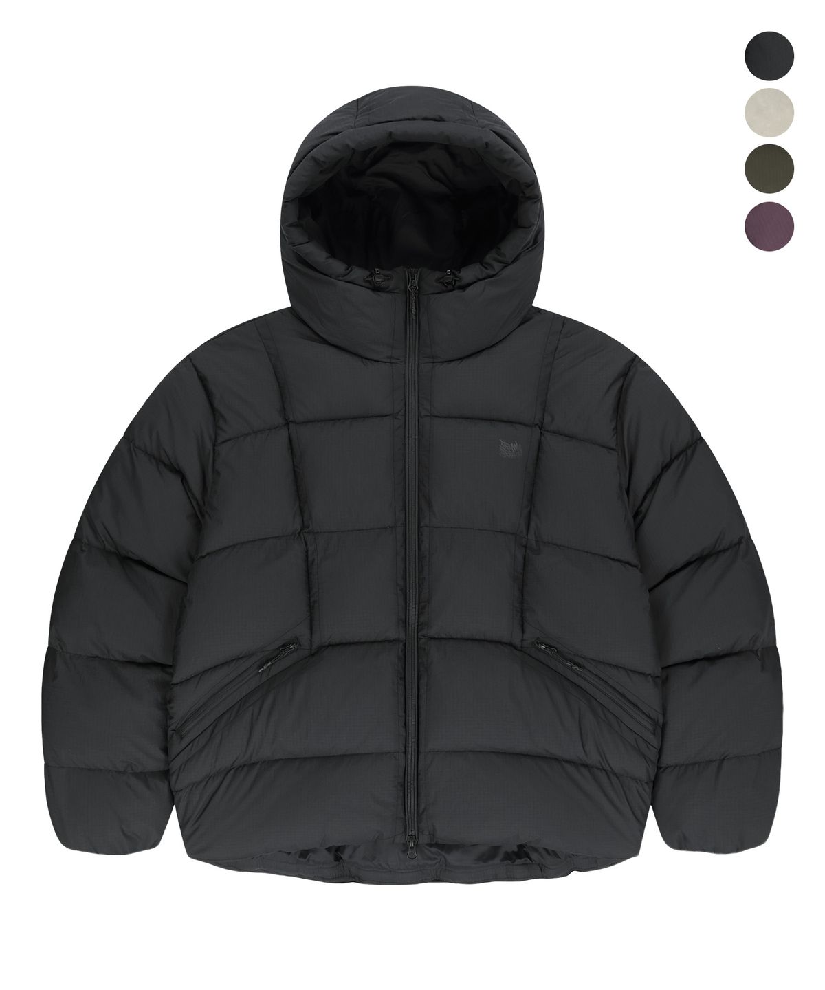 브라운브레스(BROWNBREATH) SEAM LAYERED HOOD DOWN JACKET (4colors)