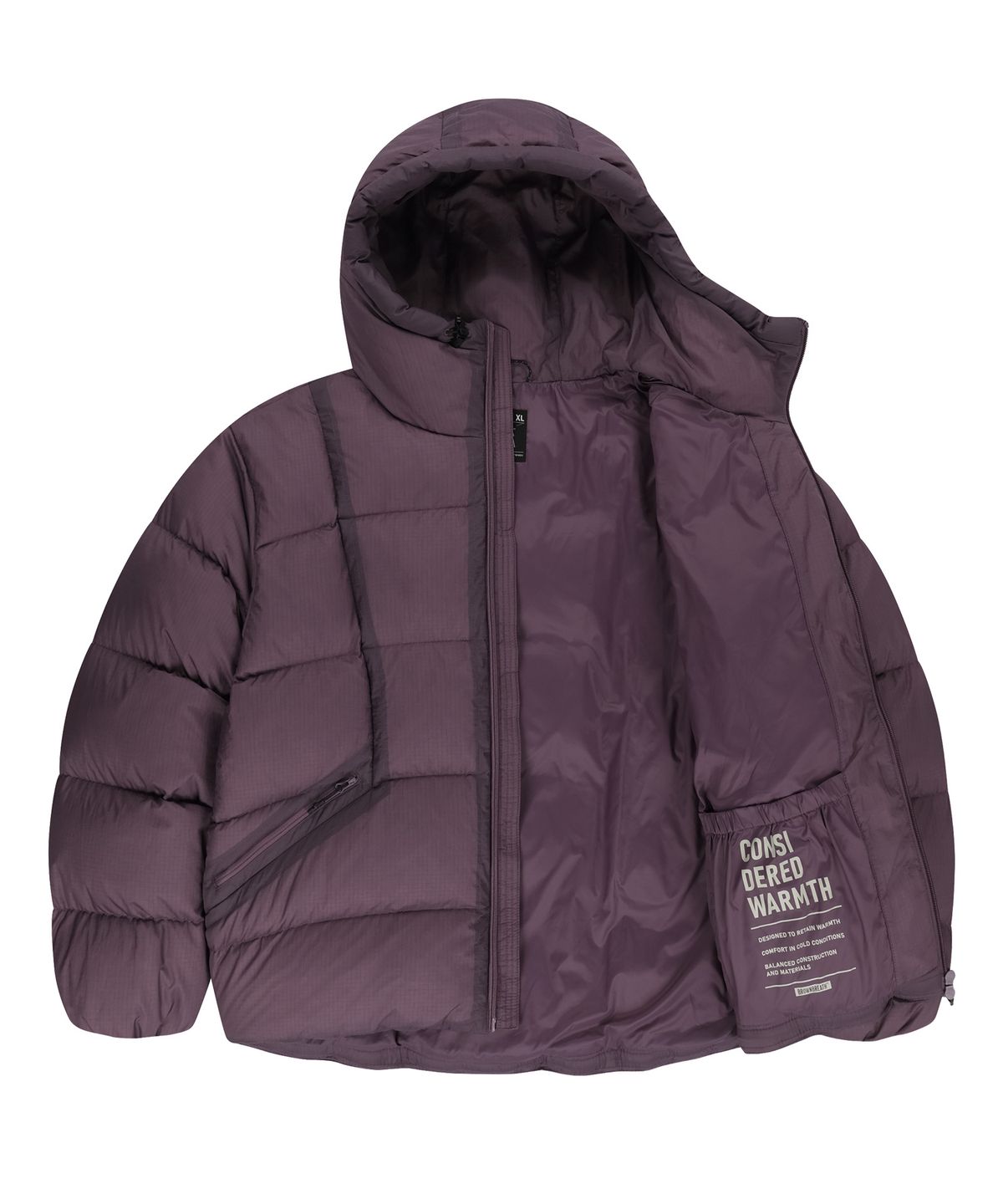 브라운브레스(BROWNBREATH) SEAM LAYERED HOOD DOWN JACKET (4colors)