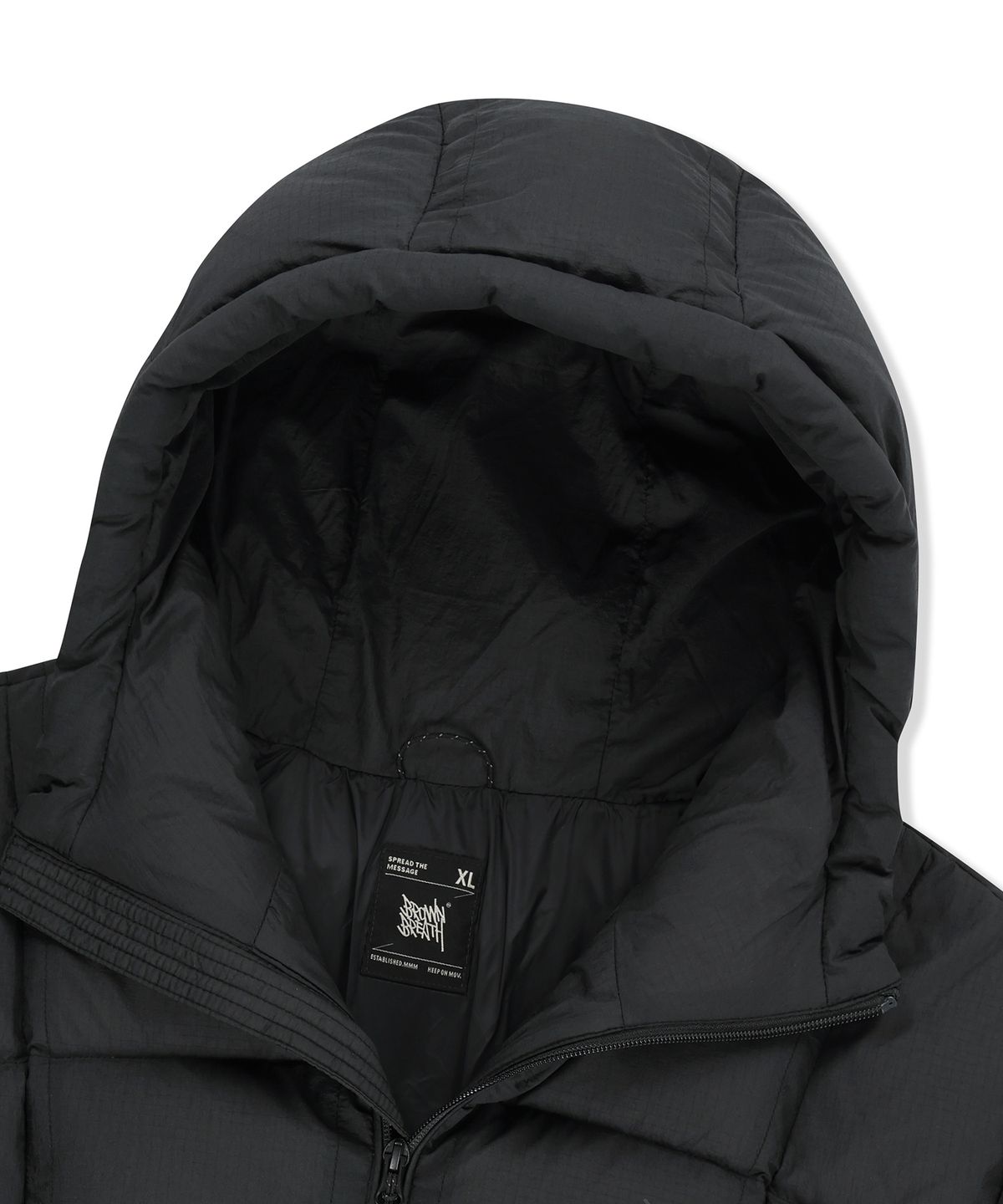브라운브레스(BROWNBREATH) SEAM LAYERED HOOD DOWN JACKET (4colors)