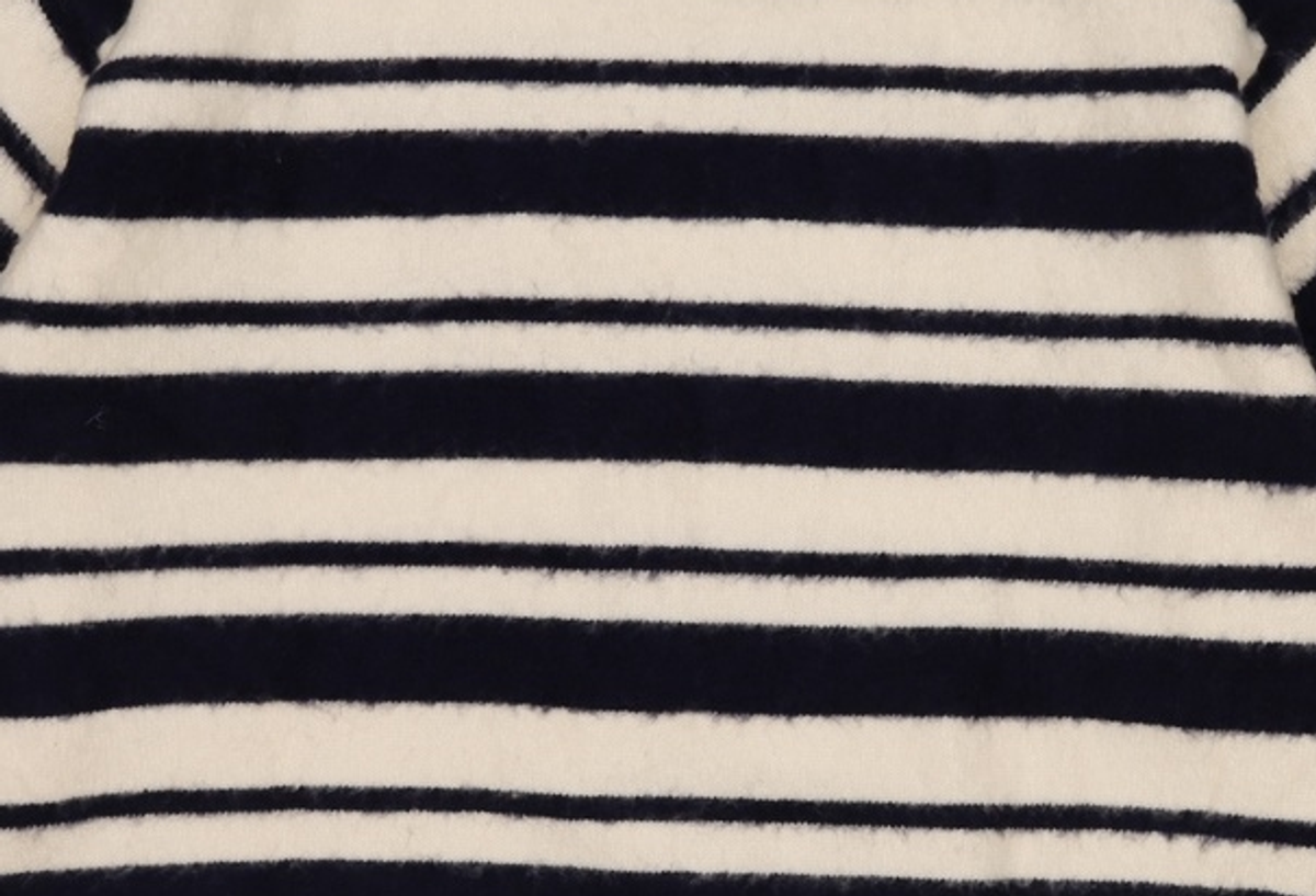 에이카화이트(AECA) MULTI STRIPE DOODLE KNIT-WHITE M
