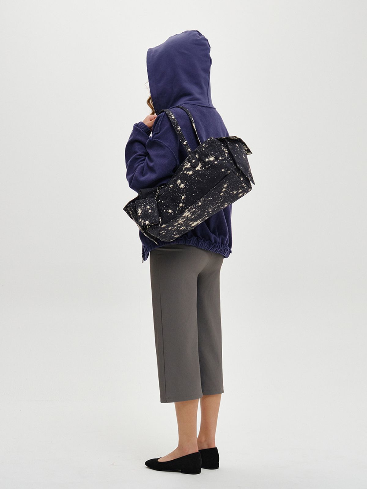 플리즈프로젝트(PLZPROJECT) FADED BOSTON BAG, CHARCOAL