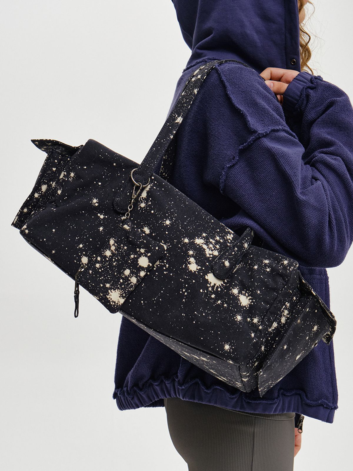 플리즈프로젝트(PLZPROJECT) FADED BOSTON BAG, CHARCOAL