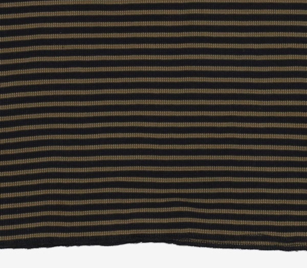 디스이즈네버댓(THISISNEVERTHAT) Striped Waffle L/S Top Black/White XL