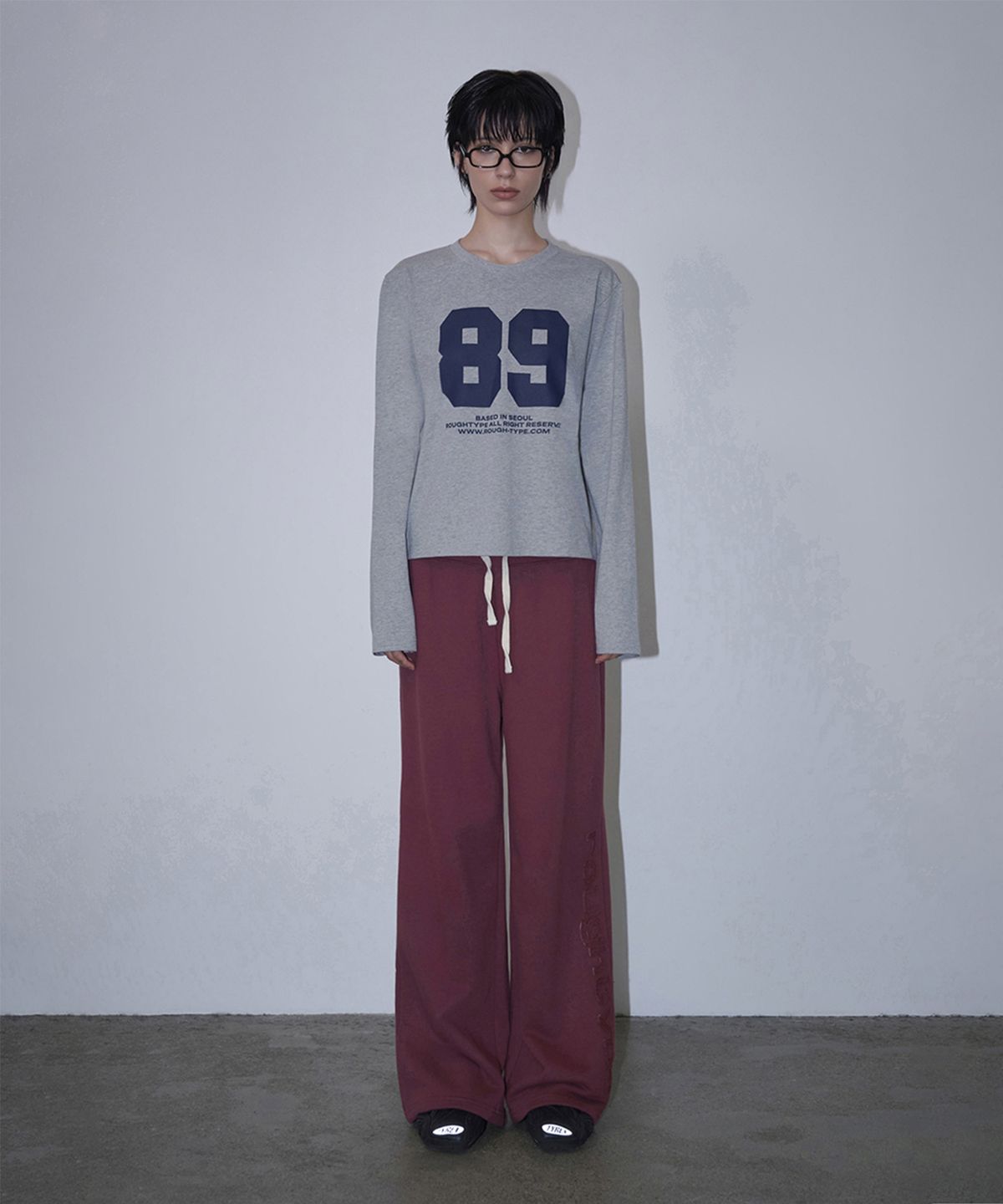 로타입(ROUGHTYPE) 89 Crop Longsleeve - Gray