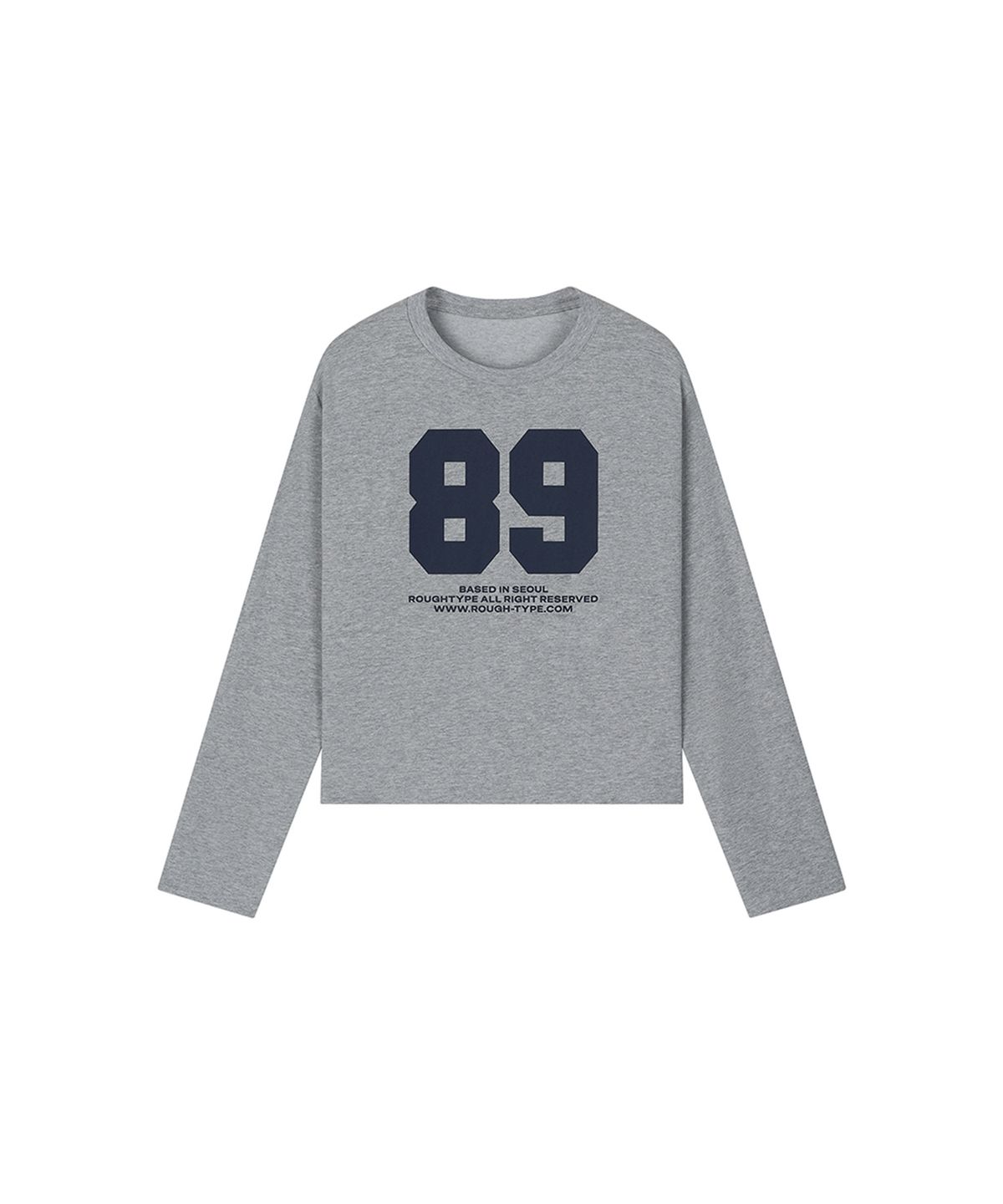 로타입(ROUGHTYPE) 89 Crop Longsleeve - Gray