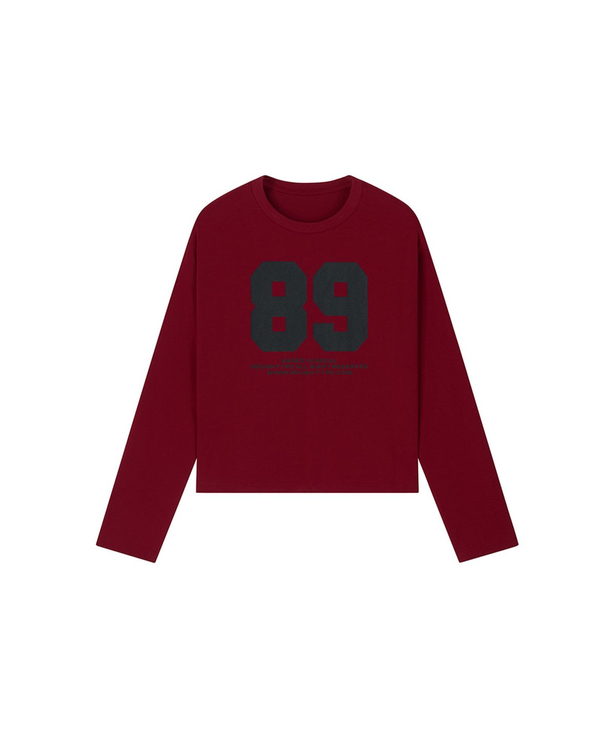 로타입(ROUGHTYPE) 89 Crop Longsleeve - Red