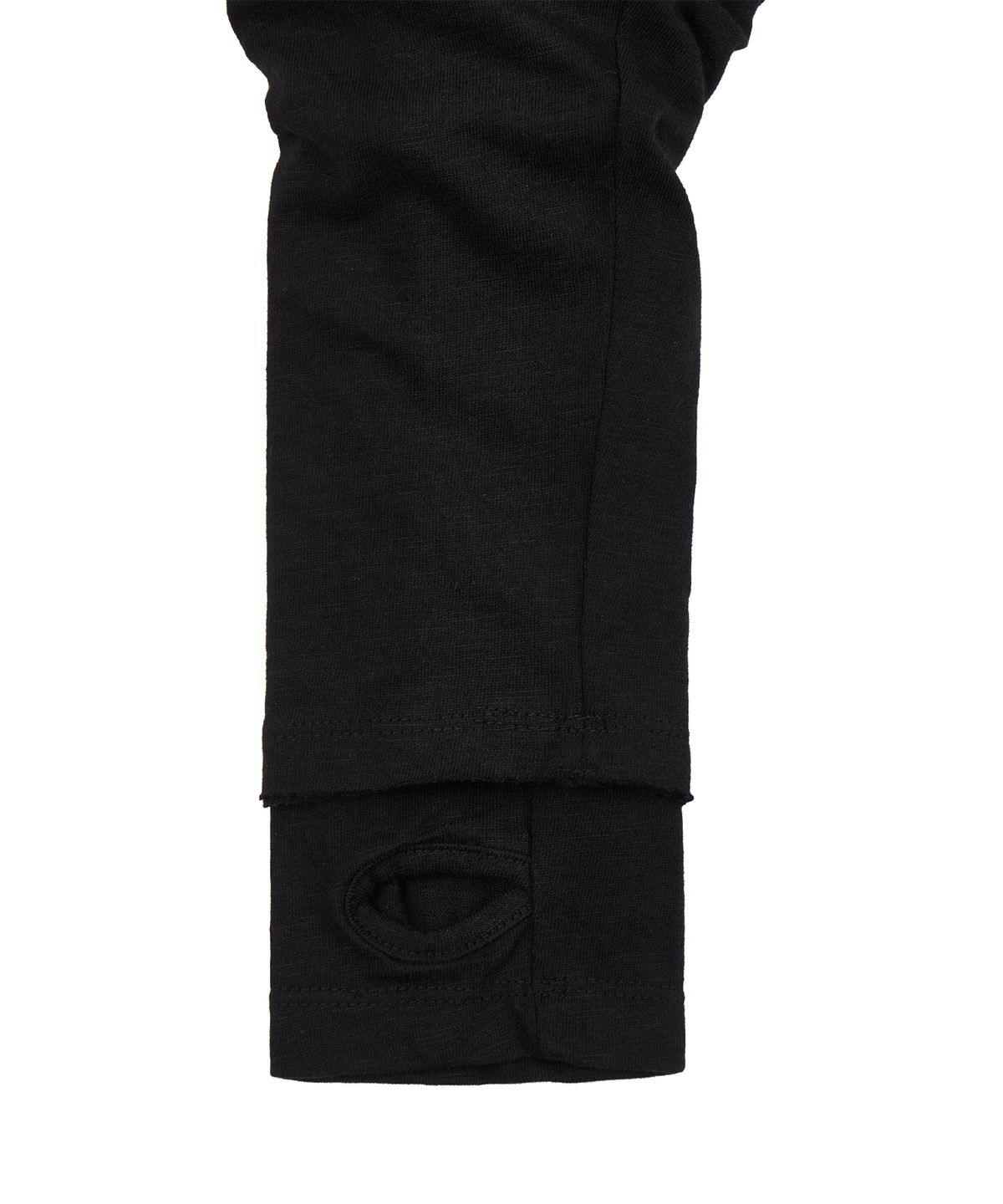 마사트(MASAT) Cut Off Slub Hood Zip _ Black