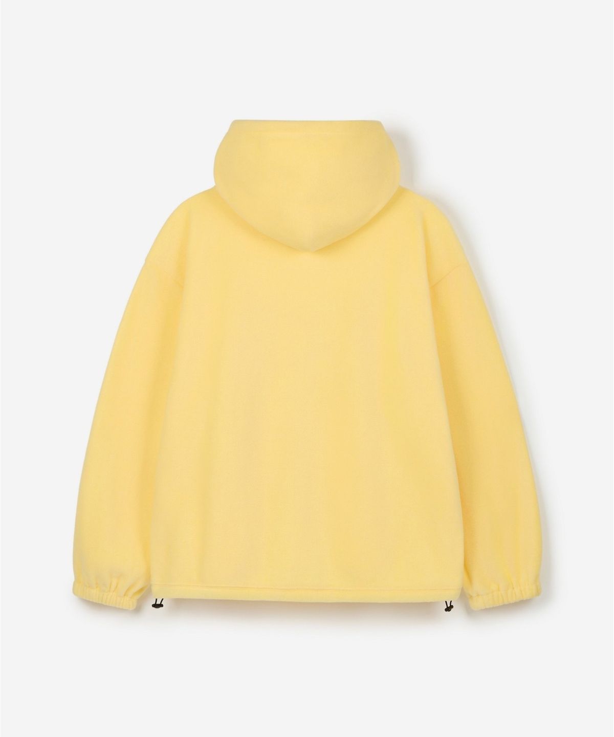 티엔지티(TNGT) Oversized Fleece Hooded Sweatshirt (Butter Yellow) TNTS6F101Y2