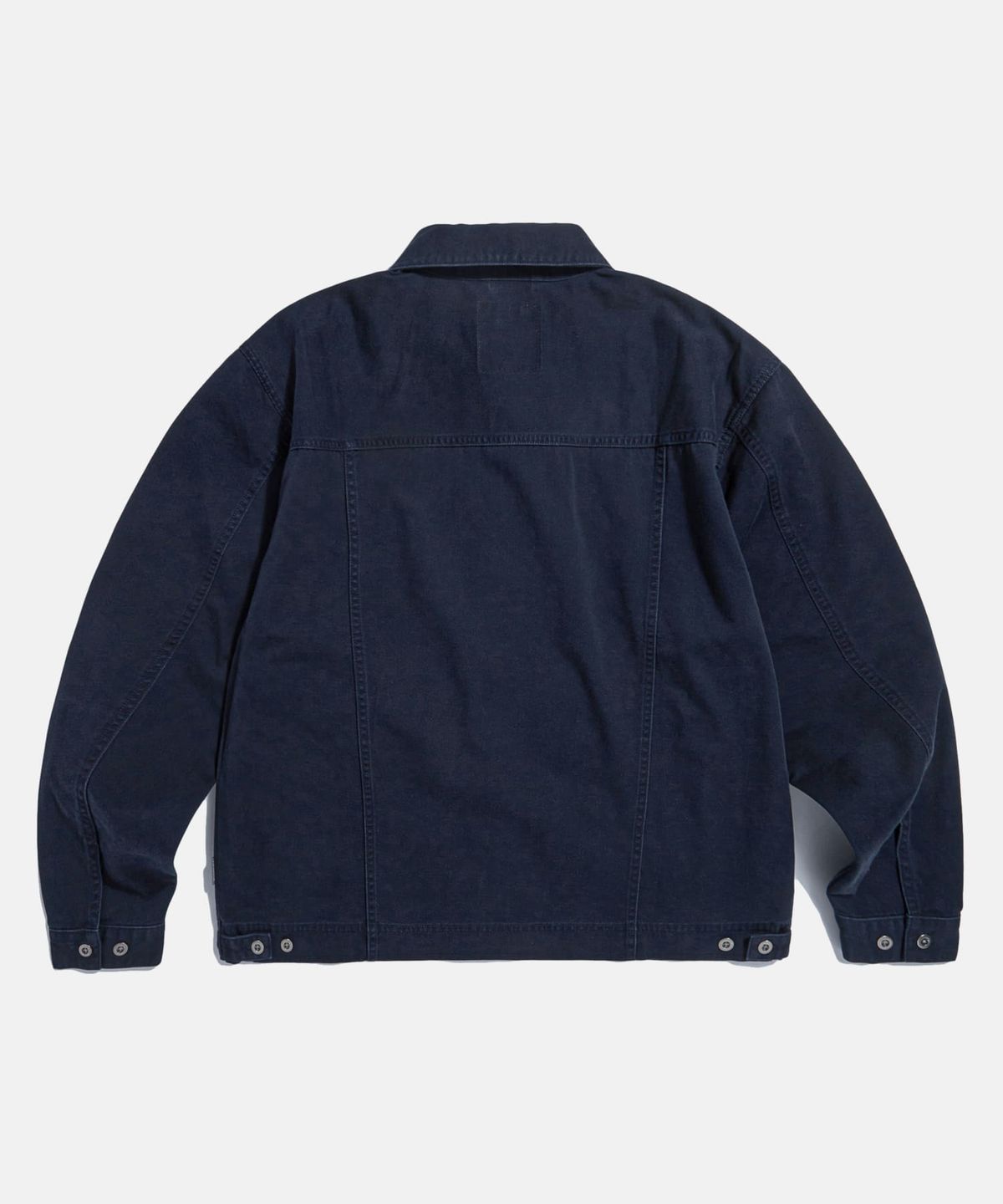 에스피오나지(ESPIONAGE) Cotton Trucker Shirt Jacket Navy