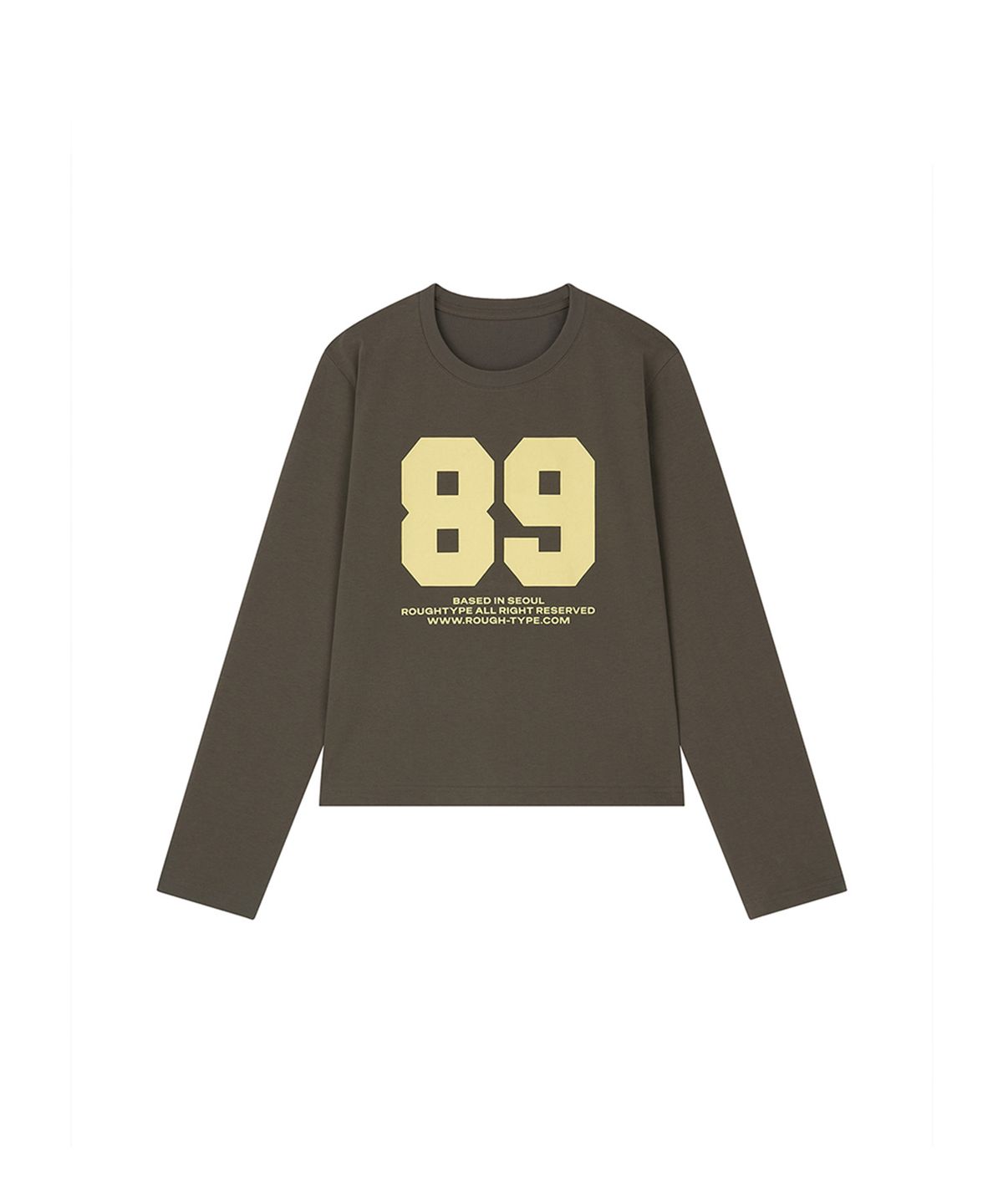 로타입(ROUGHTYPE) 89 Crop Longsleeve - Khaki