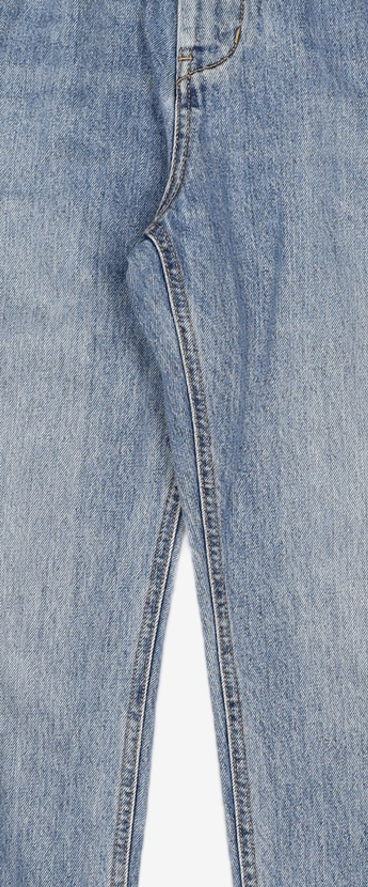 유스(YOUTH) Straight Denim Pants - Medium Blue XS