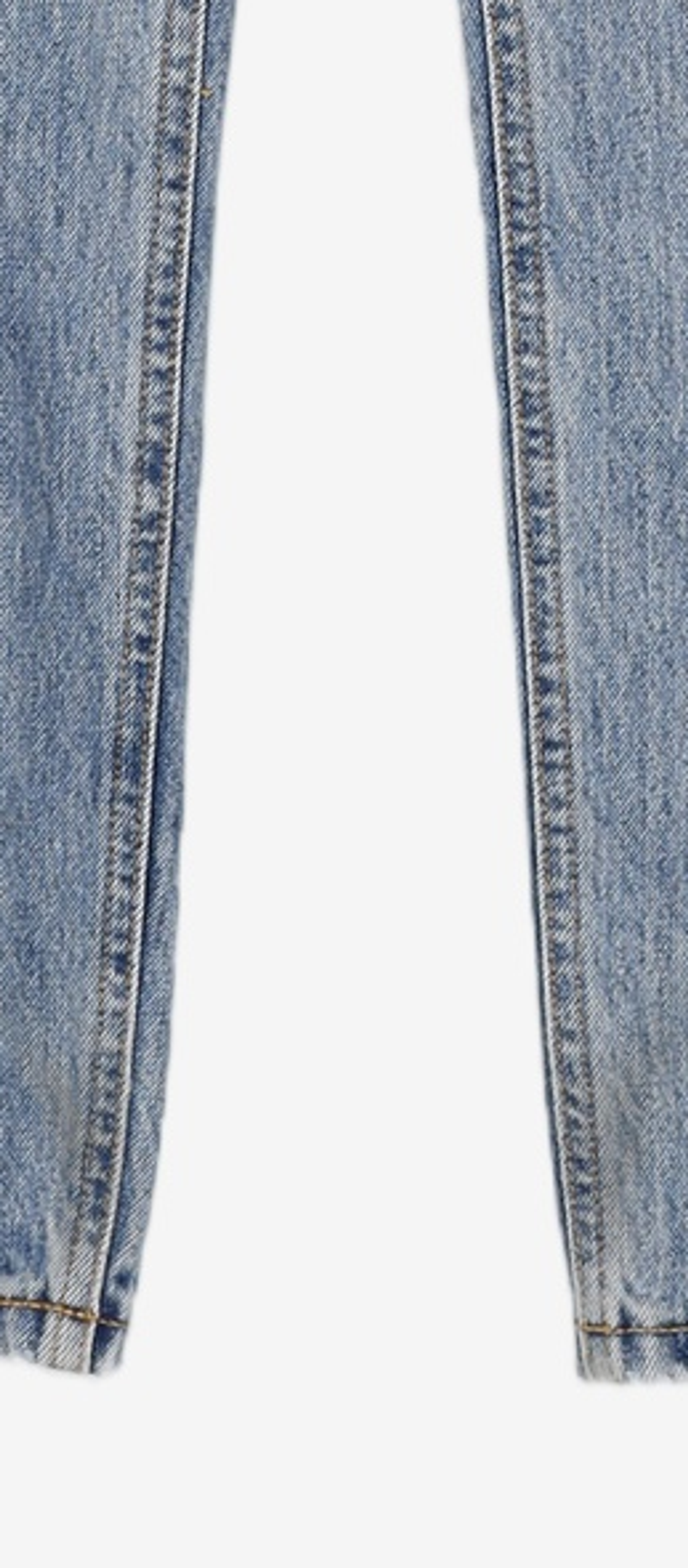 유스(YOUTH) Straight Denim Pants - Medium Blue XS