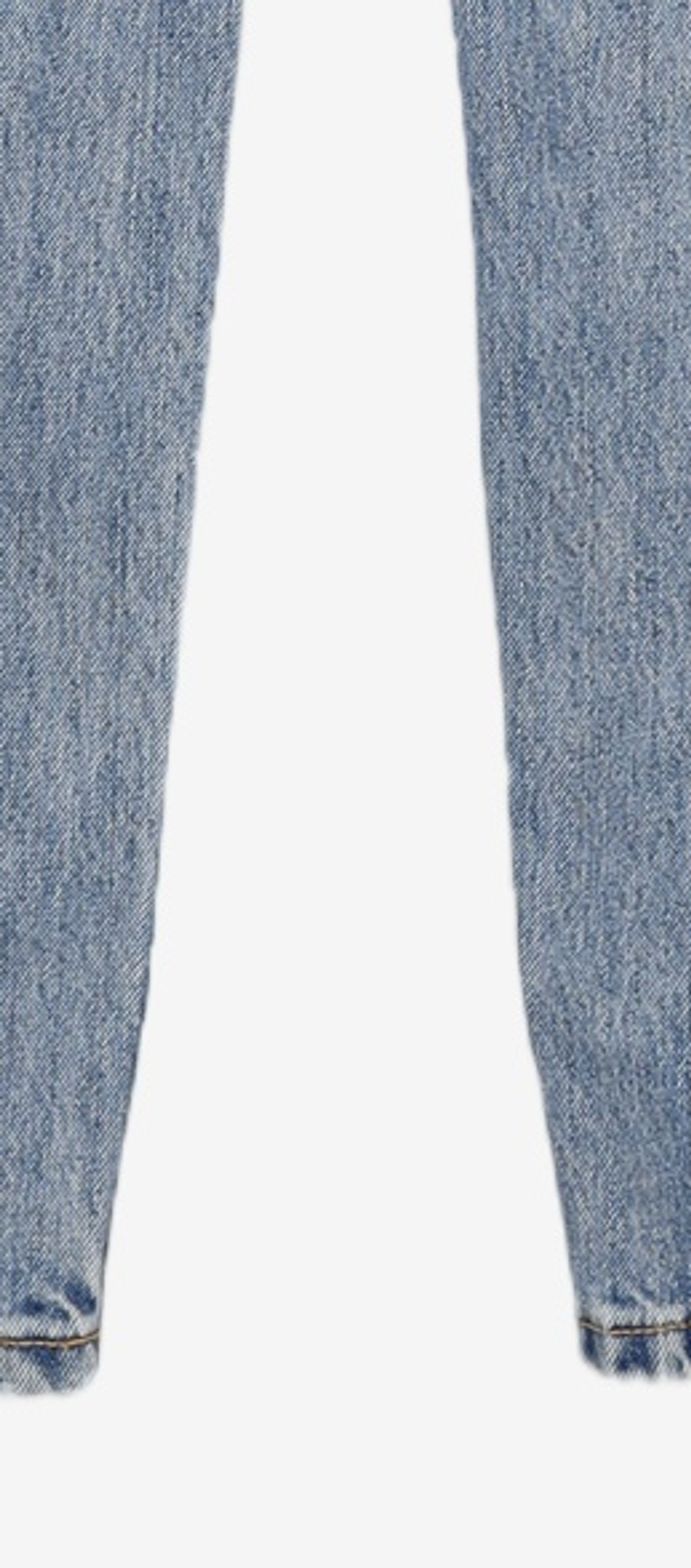 유스(YOUTH) Straight Denim Pants - Medium Blue XS