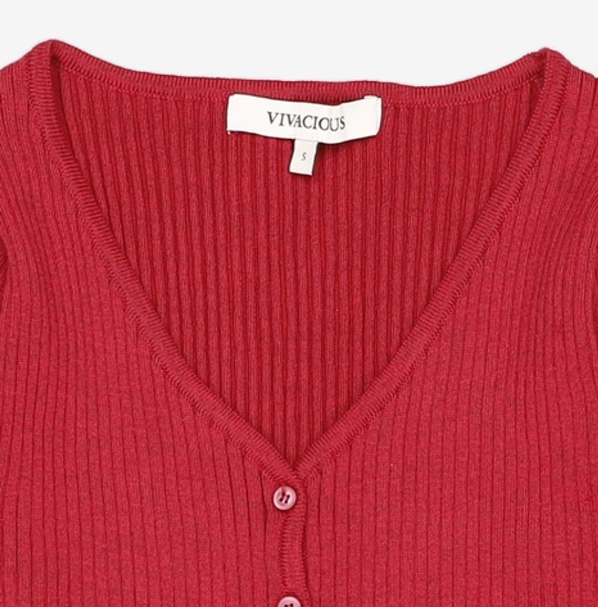비바셔스(VIVACIOUS) Aube Prill V-neck Cardigan - 5COL S