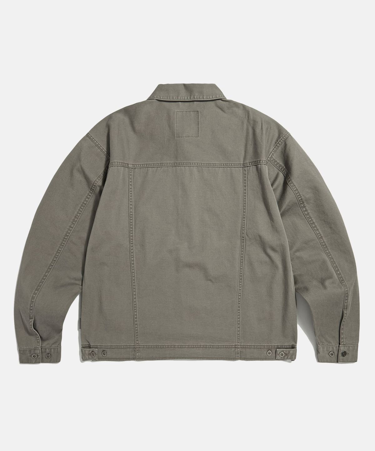 에스피오나지(ESPIONAGE) Cotton Trucker Shirt Jacket Dark Beige