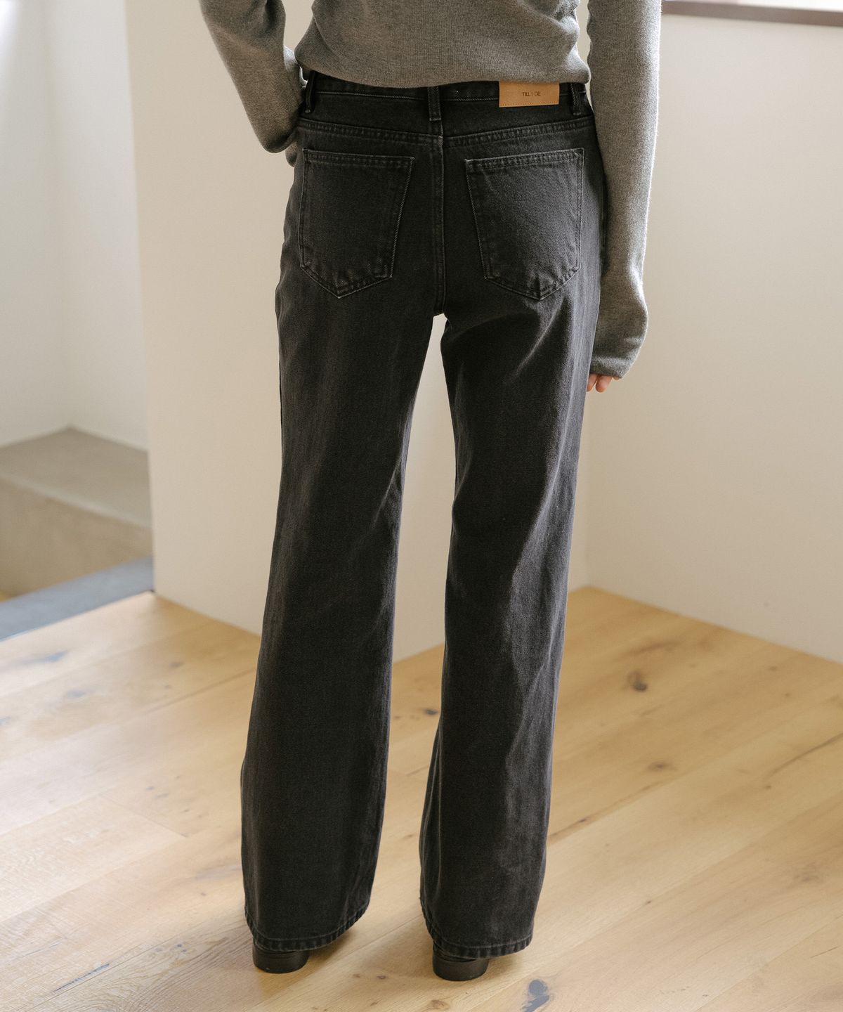 틸아이다이(TILL I DIE) Low-rise vintage flare jeans [TIFA06PT05]_Black