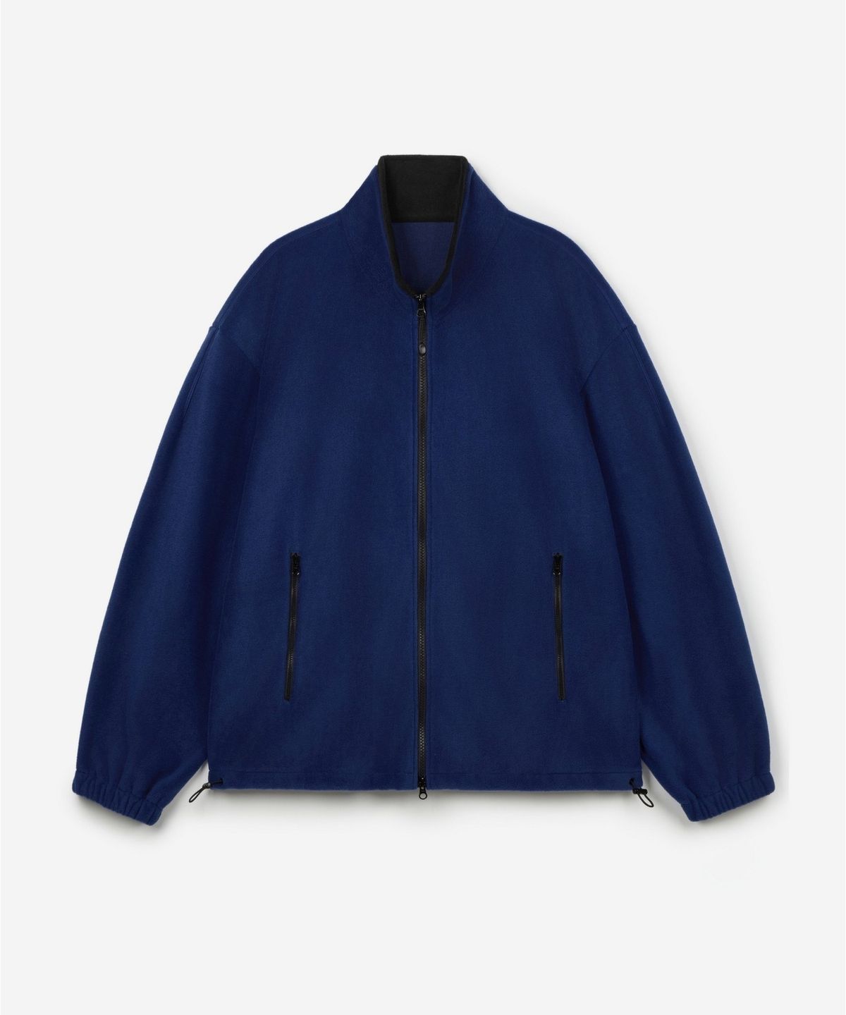 티엔지티(TNGT) Oversized Fleece Zip-Up Jacket (Blue) TNJU6F110B2