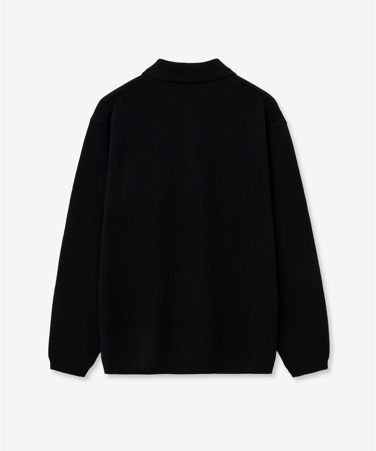 티엔지티(TNGT) Cashmere Blended Essential Polo Knit Top (Black) TNSW6F110BK