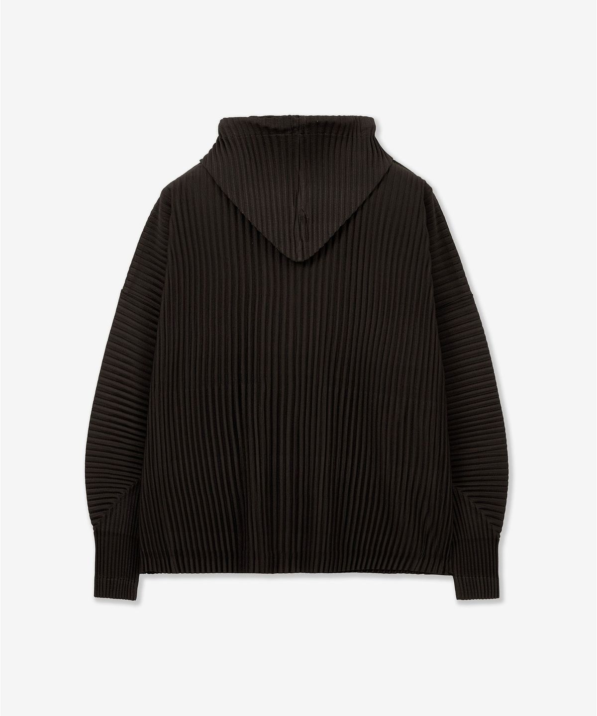 티엔지티(TNGT) Yoyogi Pleats Hooded Zip-Up (Brown) TNJU6F112W2