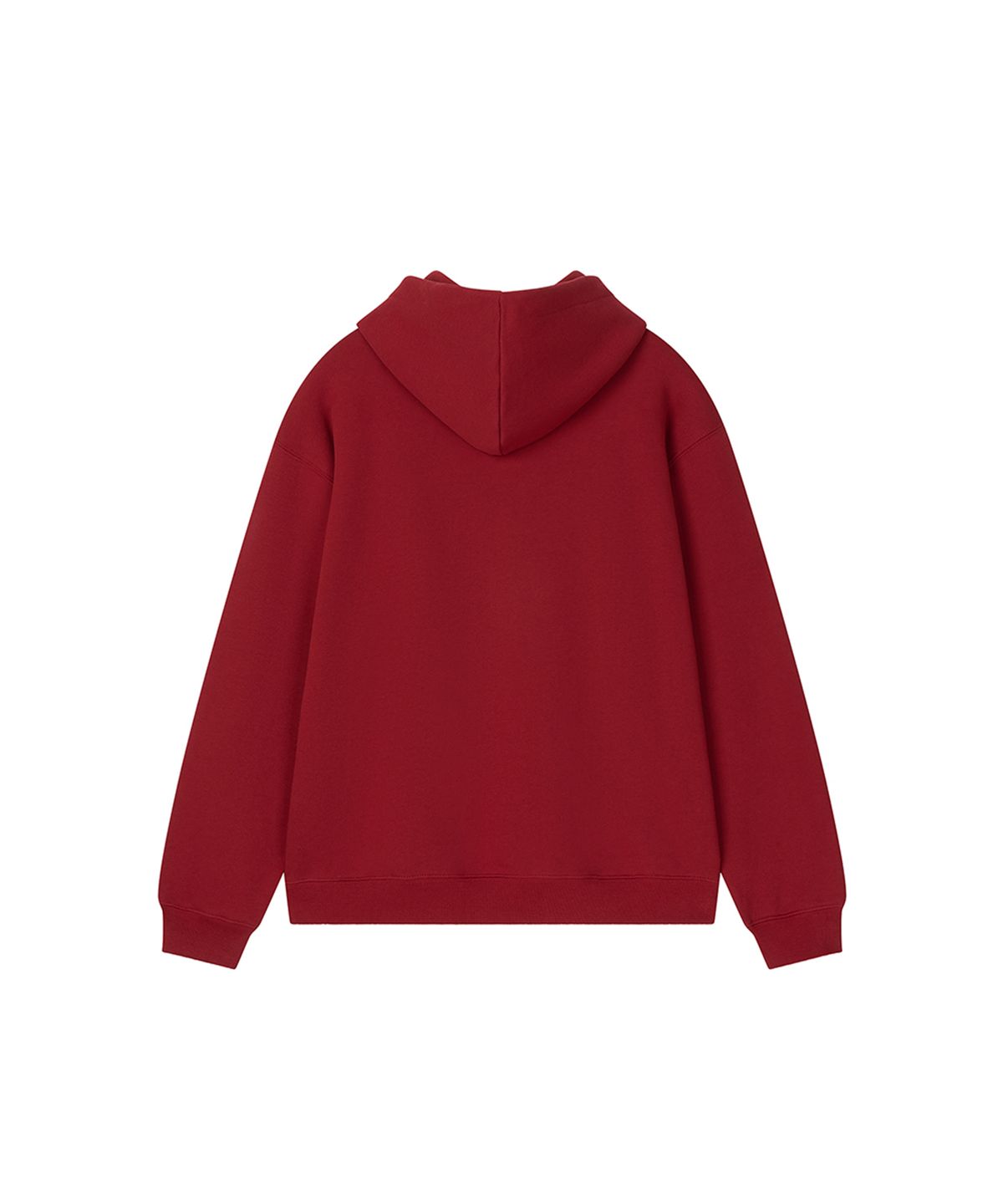 로타입(ROUGHTYPE) Signature Oversized Hoodie - Red