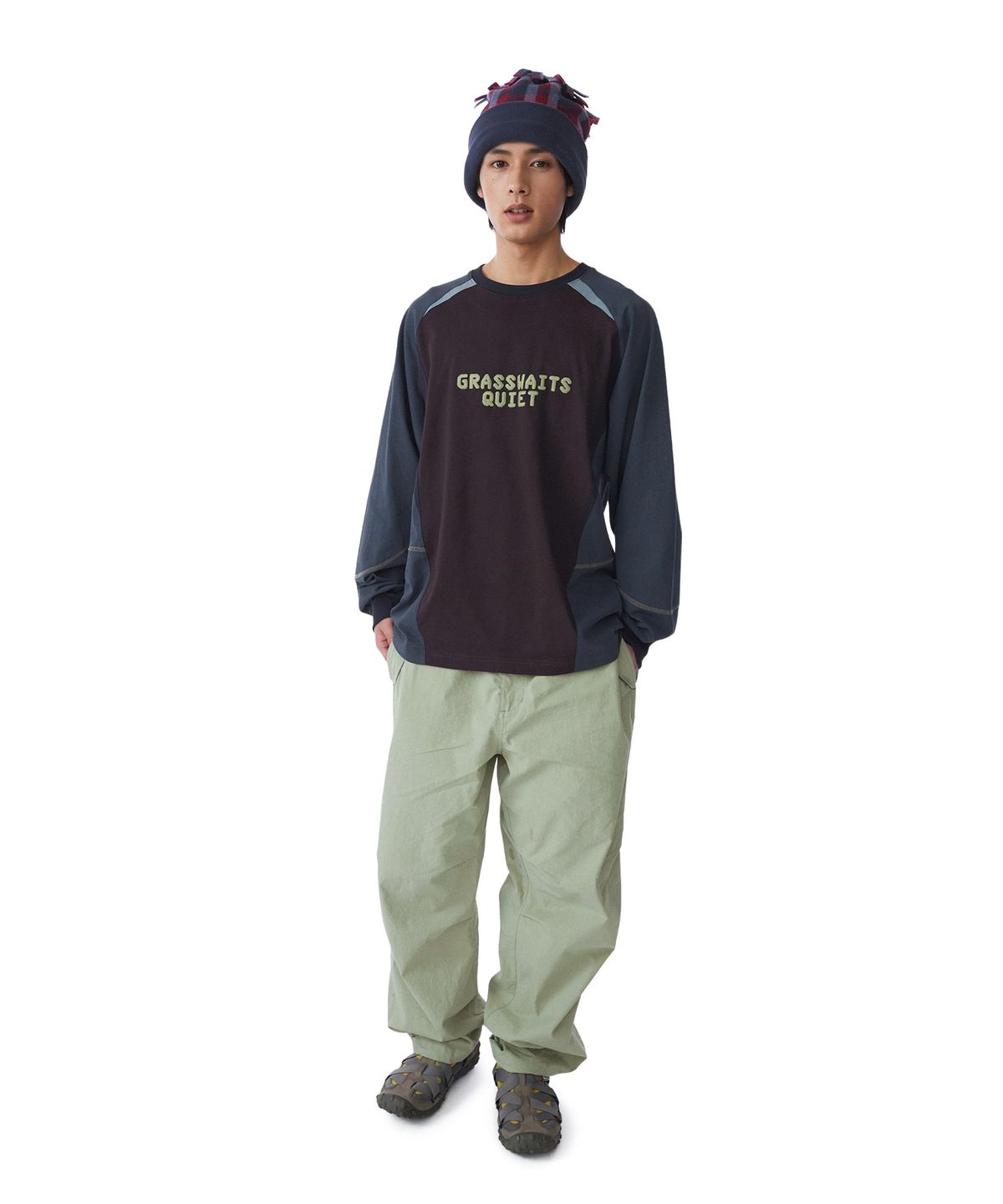 썬러브투어(SUNLOVETOUR) Tie Fleece Beanie Navy