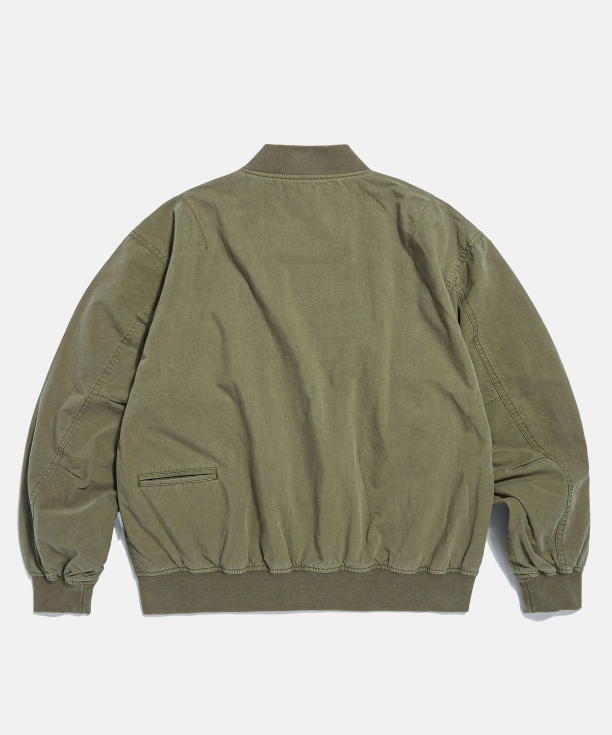 에스피오나지(ESPIONAGE) Zip Front Deck Jacket Khaki Beige