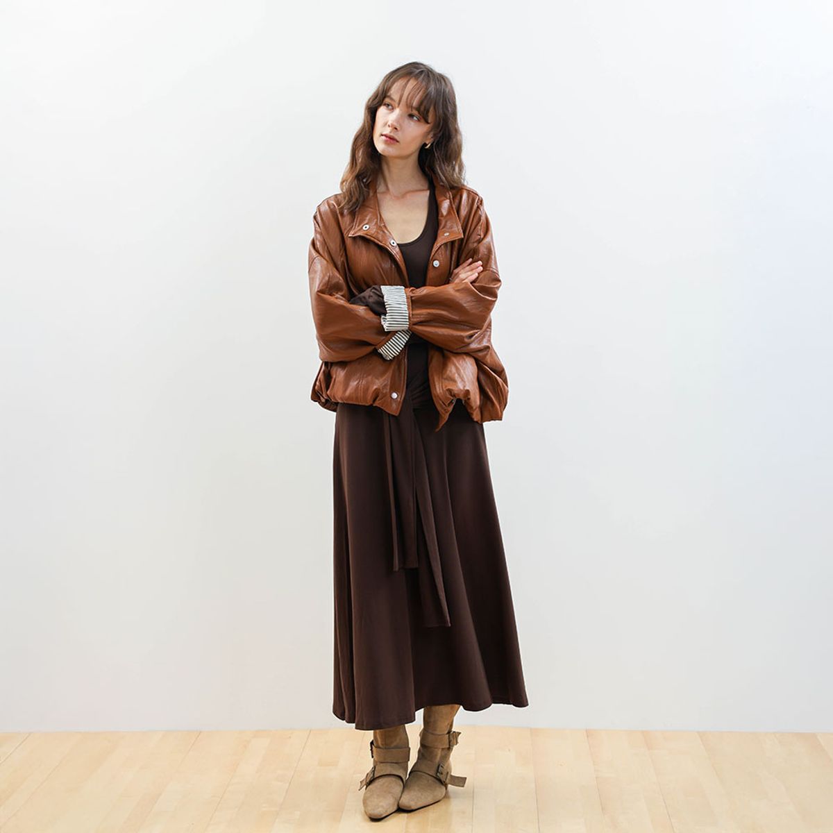 웬스데이딜라잇(WEDNESDAY DELIGHT) WD_Vintage blouson jacket