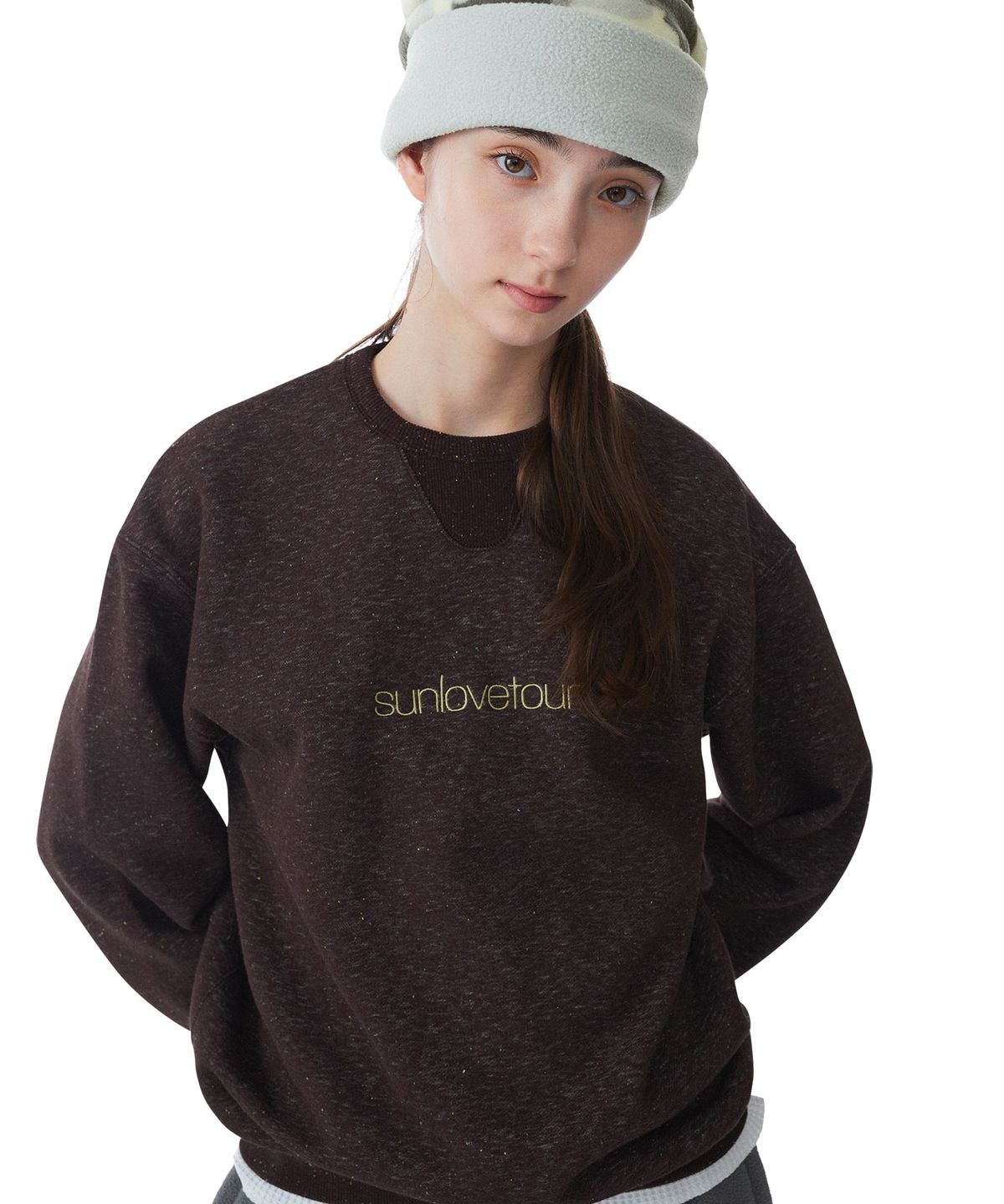 썬러브투어(SUNLOVETOUR) Tie Fleece Beanie Camo