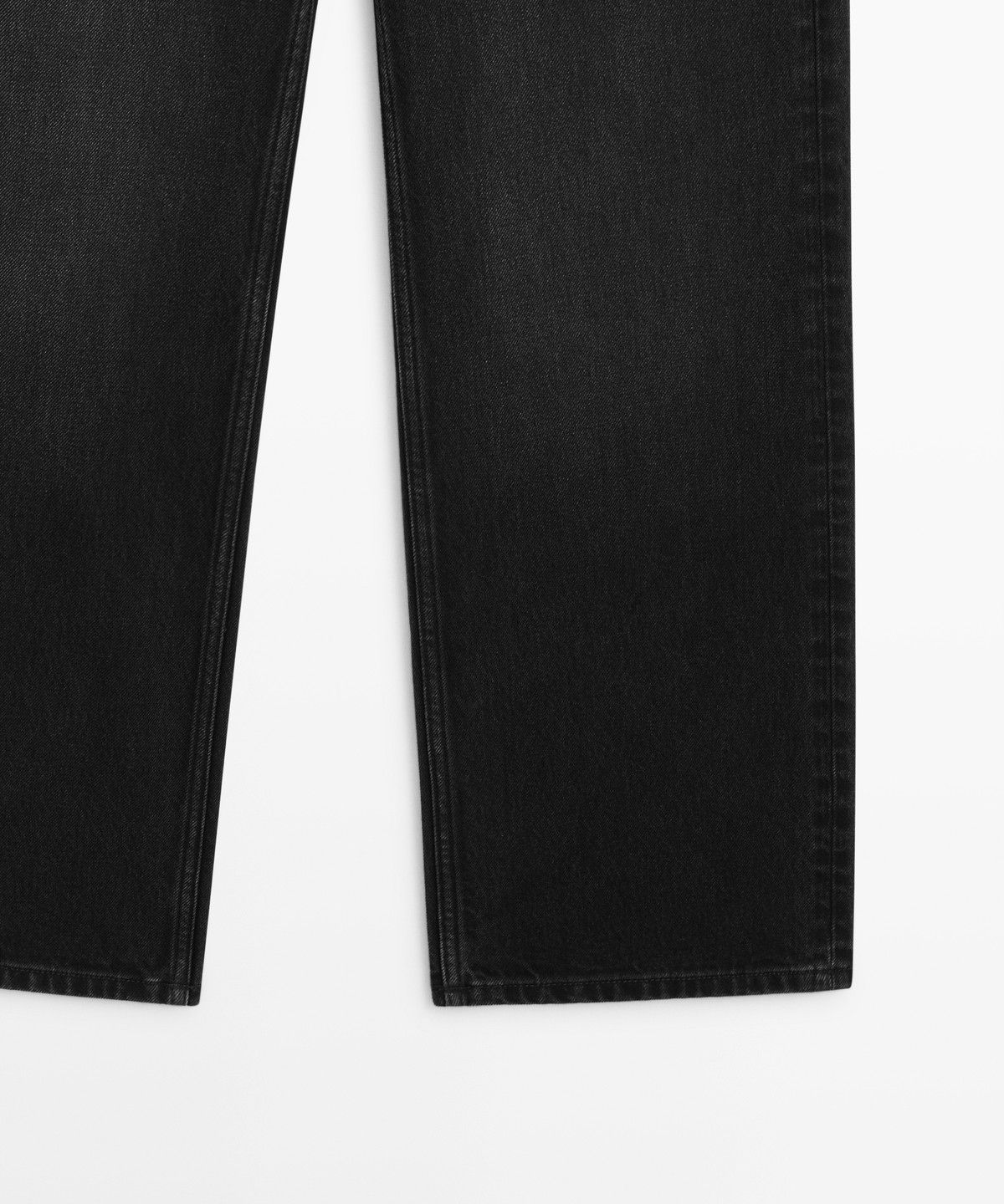 마시모두띠(MASSIMO DUTTI) 미드라이즈 와이드 레그 진