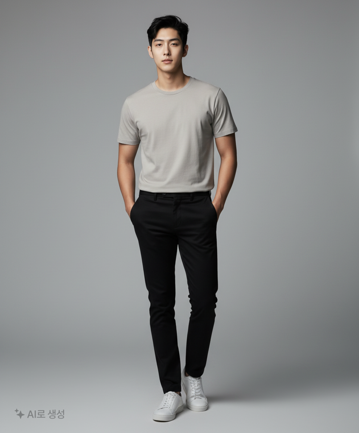 메종 마르지엘라(MAISON MARGIELA) 4 스티치 반소매 티셔츠 - 색슨 블루 / S50GC0690S24347507 L