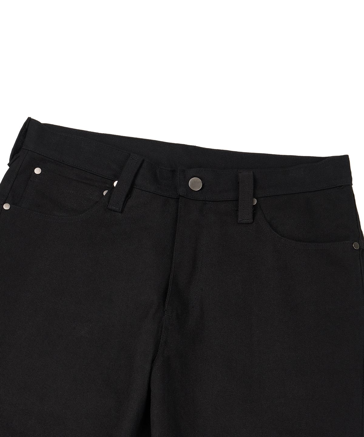 마사트(MASAT) Twill Flare Pants _ Black