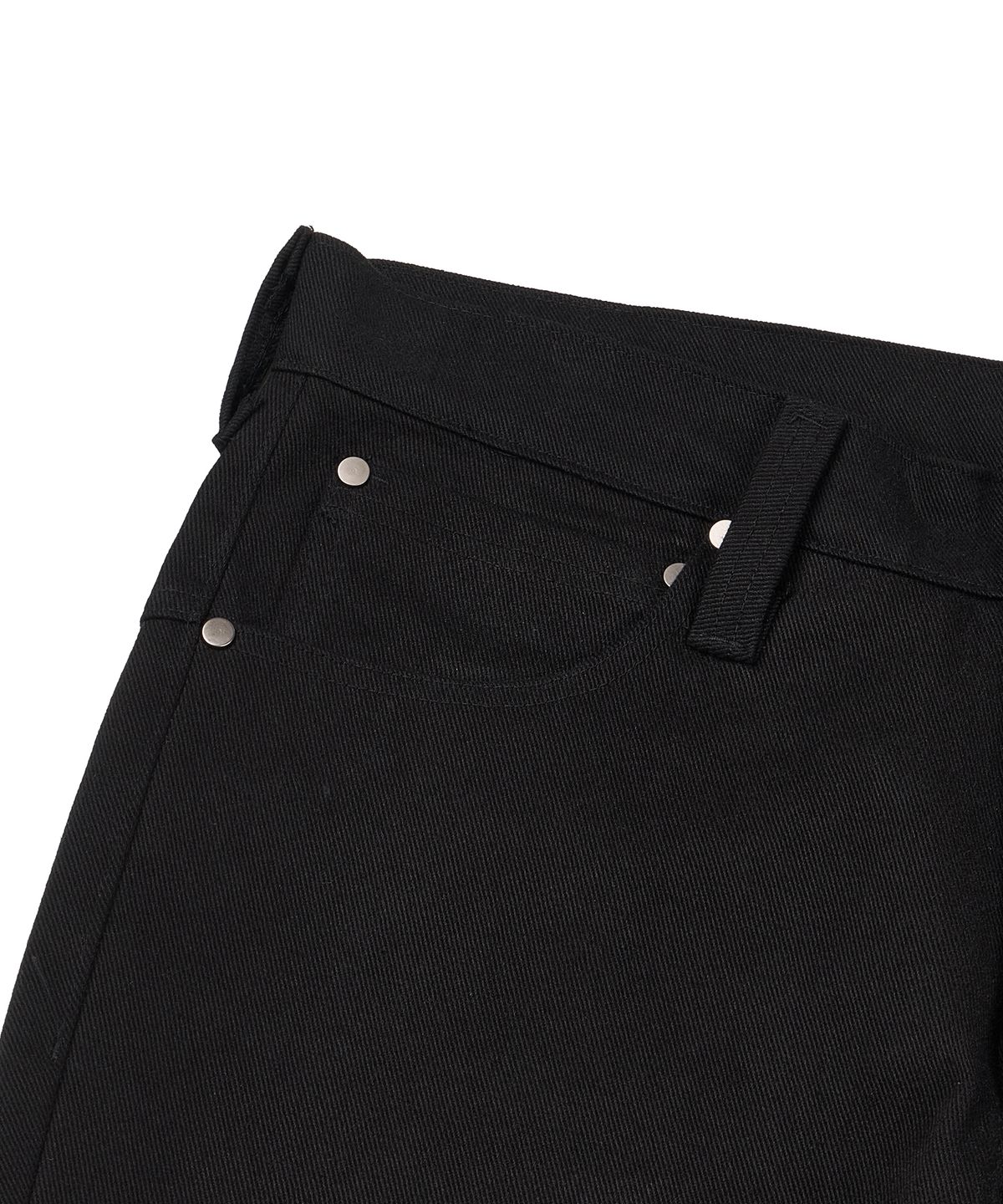 마사트(MASAT) Twill Flare Pants _ Black