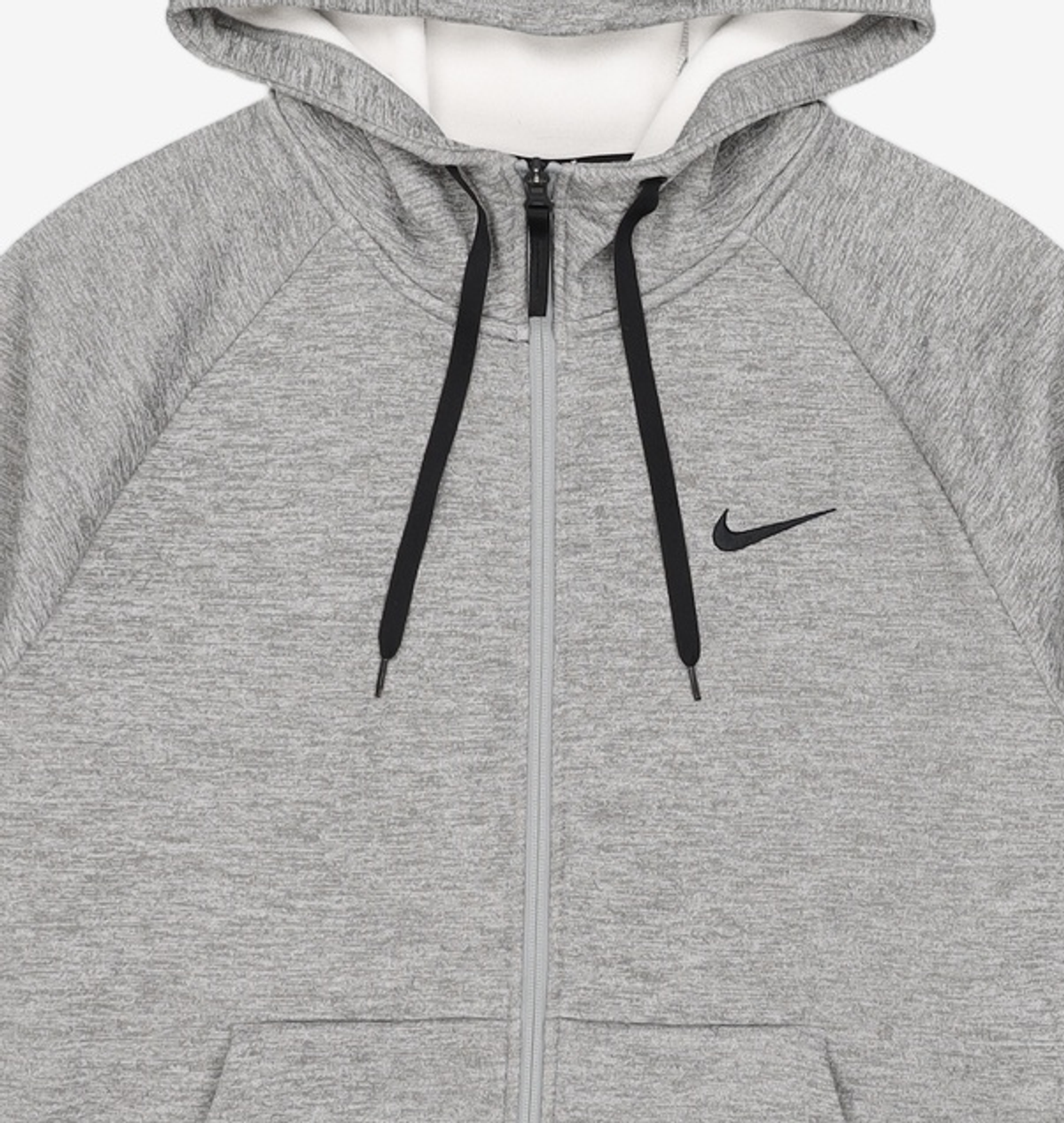 나이키(NIKE) 써마 핏 풀집 피트니스 후디 M - 다크 그레이 헤더:파티클 그레이:블랙 / DQ4831-063 L